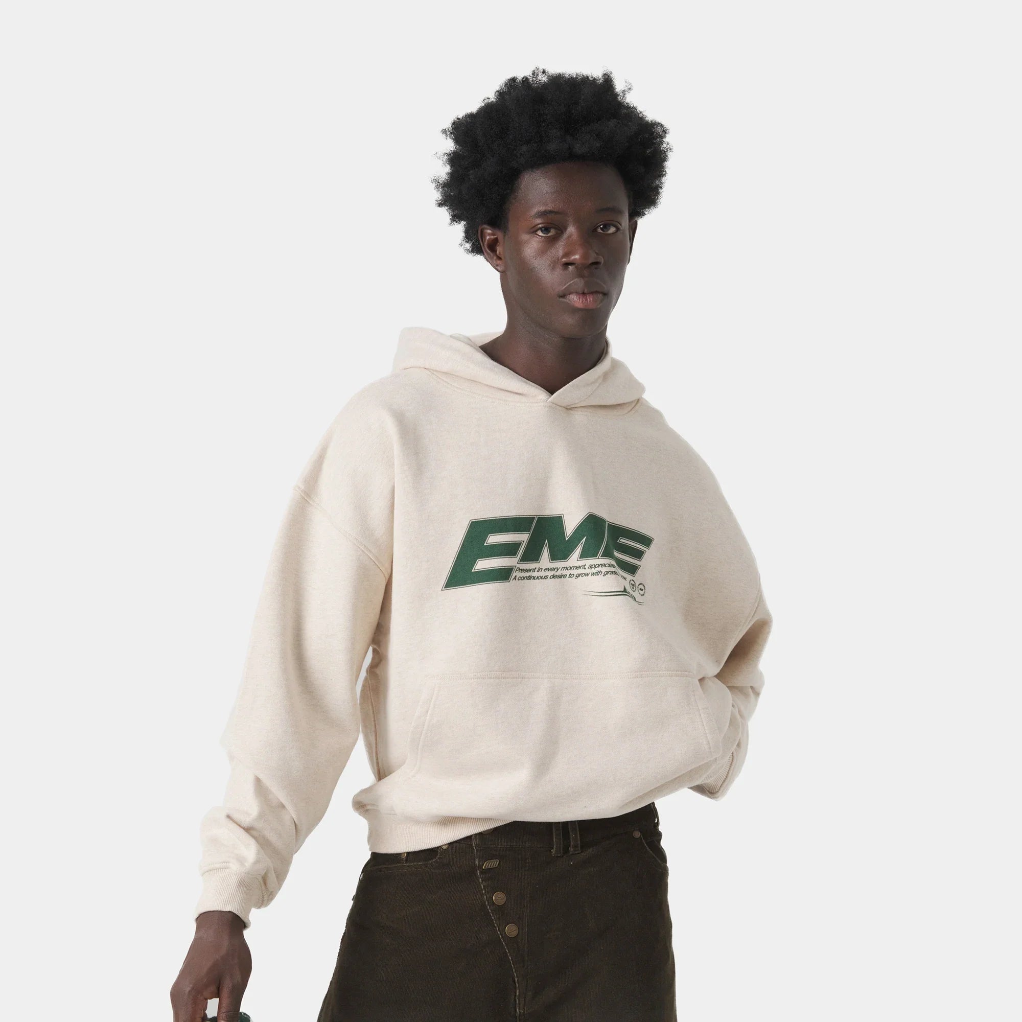 Ssamo Off Sand Oversized Hoodie
