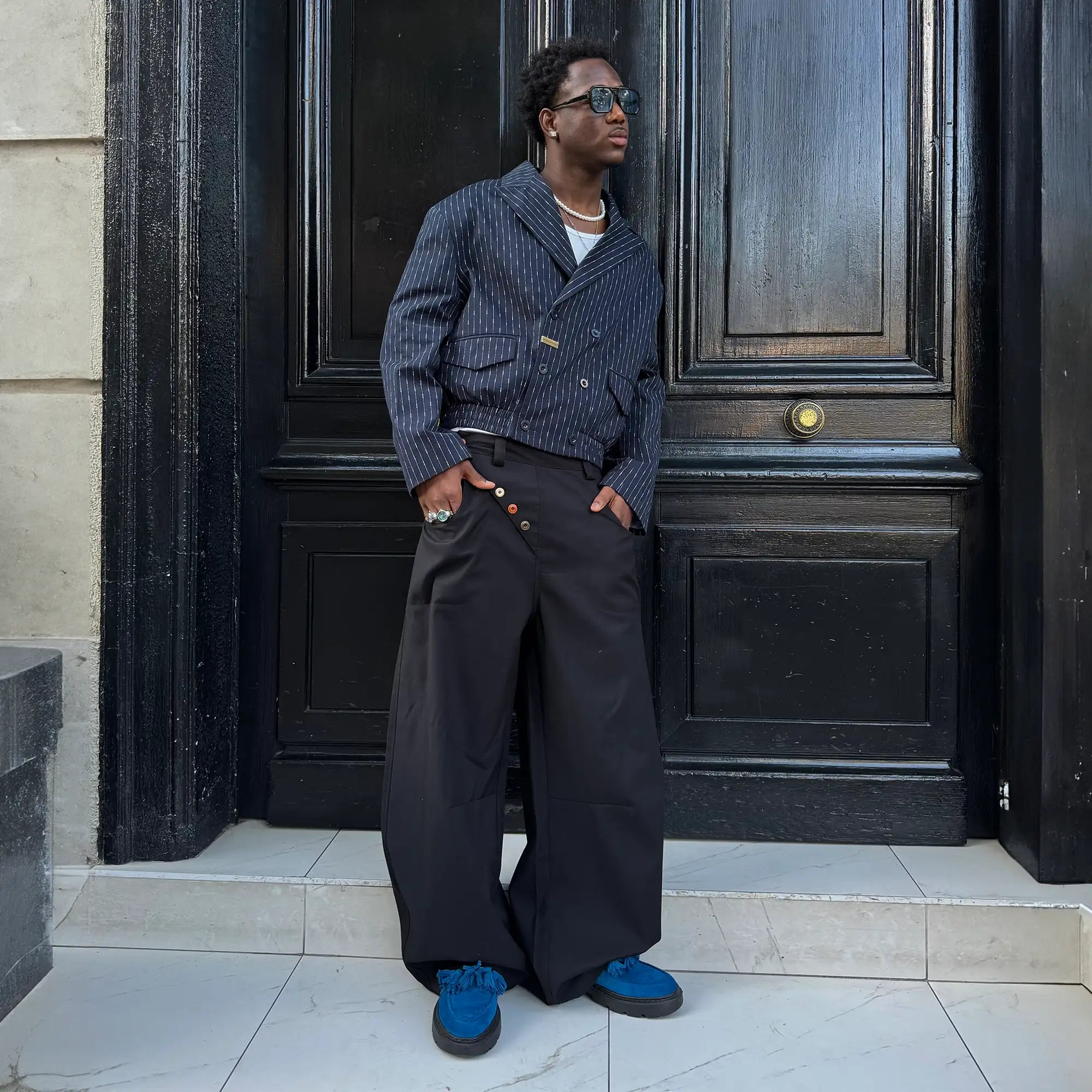 Shift Navy Bomber Blazer