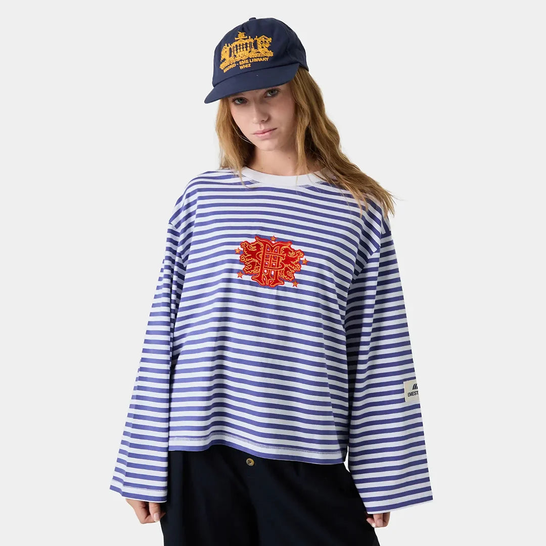 Horizon Striped Deep Cobalt LS