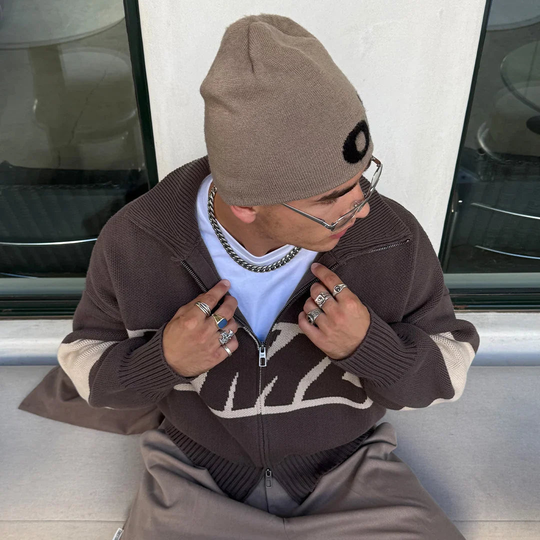 Thrill Falcon Zipper Knit