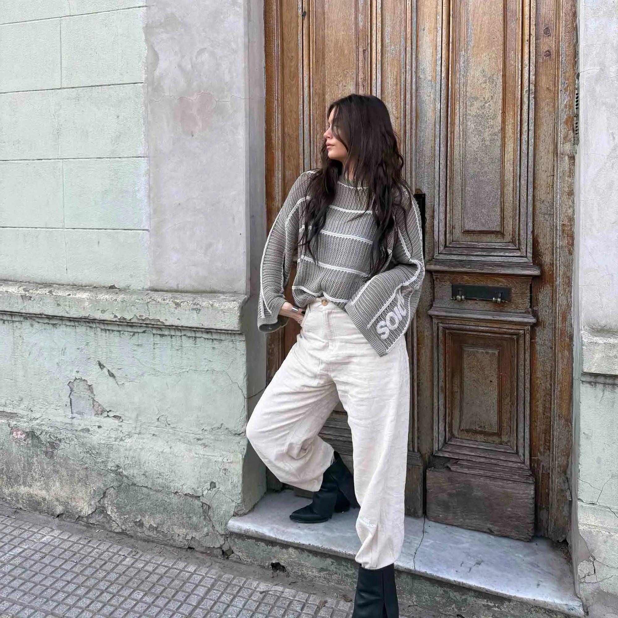 Alic Forest Knit Sweater