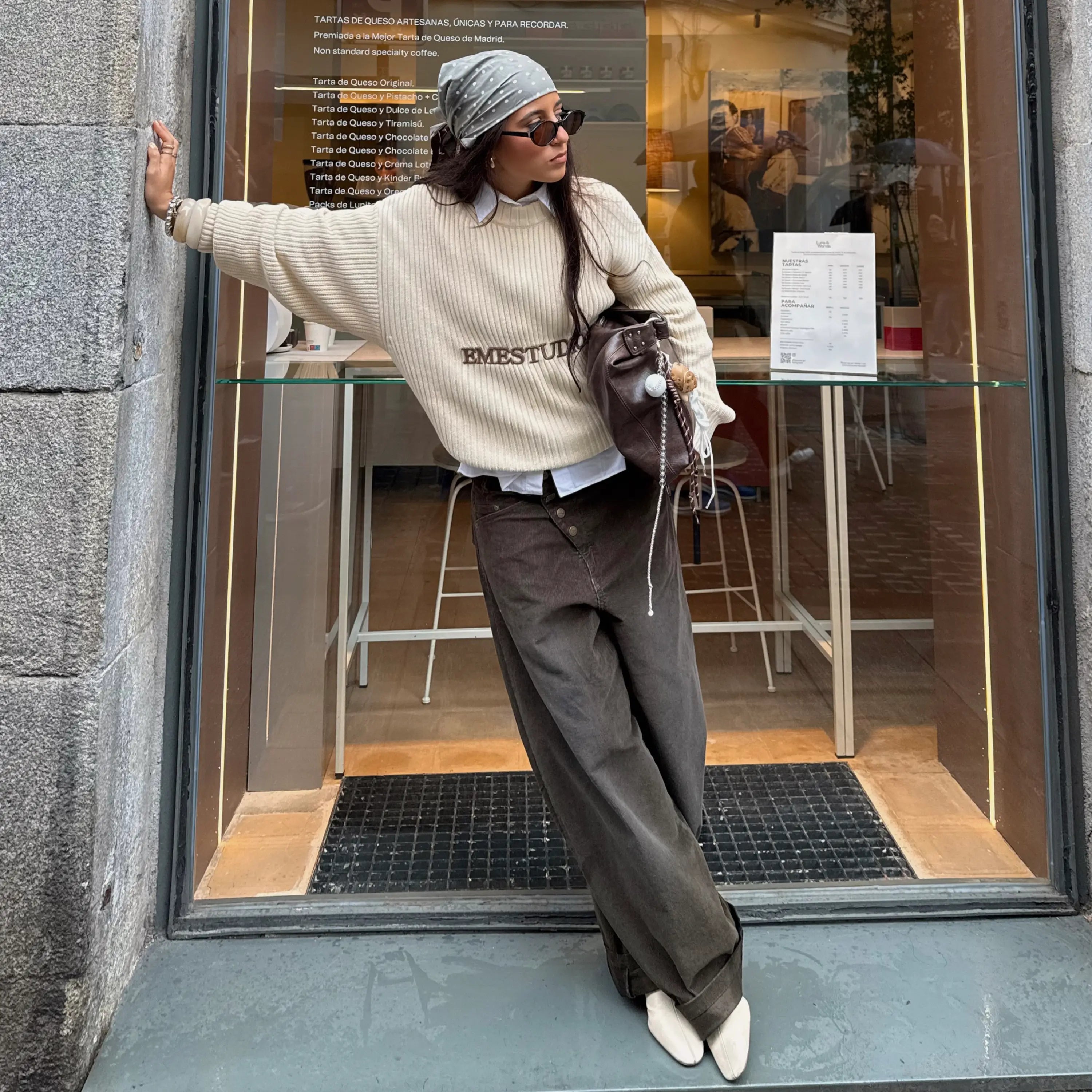 Yoss Turtledove Knit Sweater