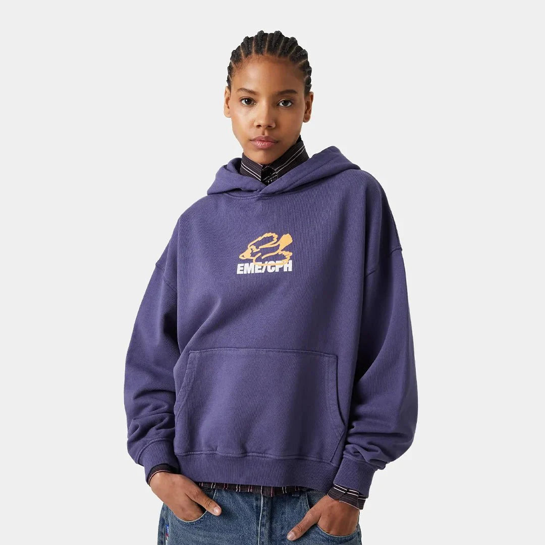 Due Navy Hoodie