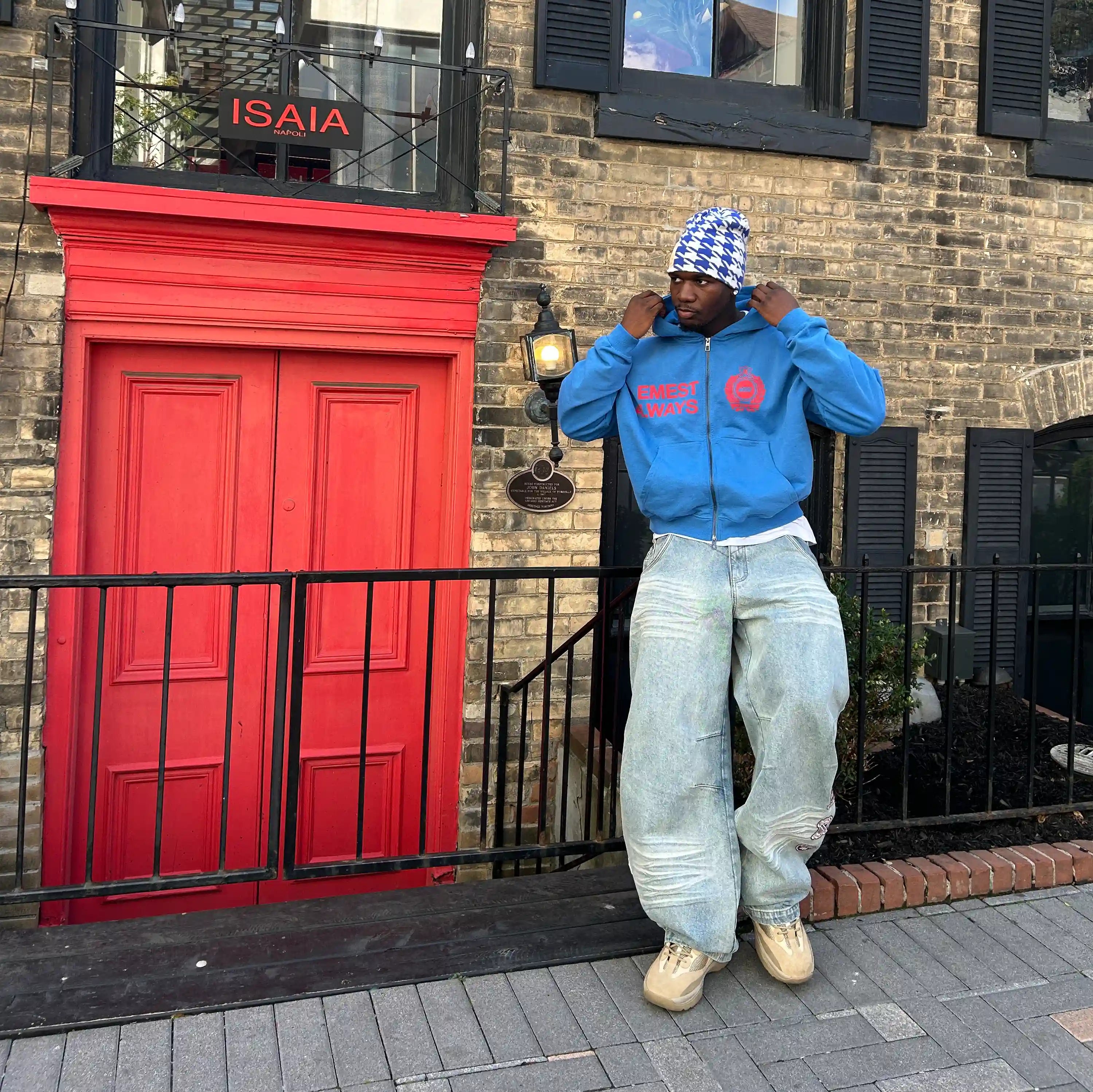 Slice Nebulas Blue Full Zip