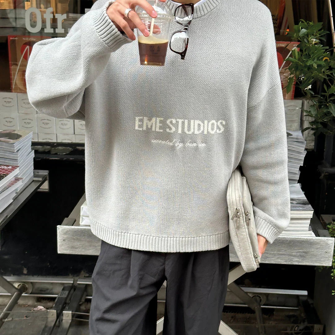 Master Grey Knit Sweater