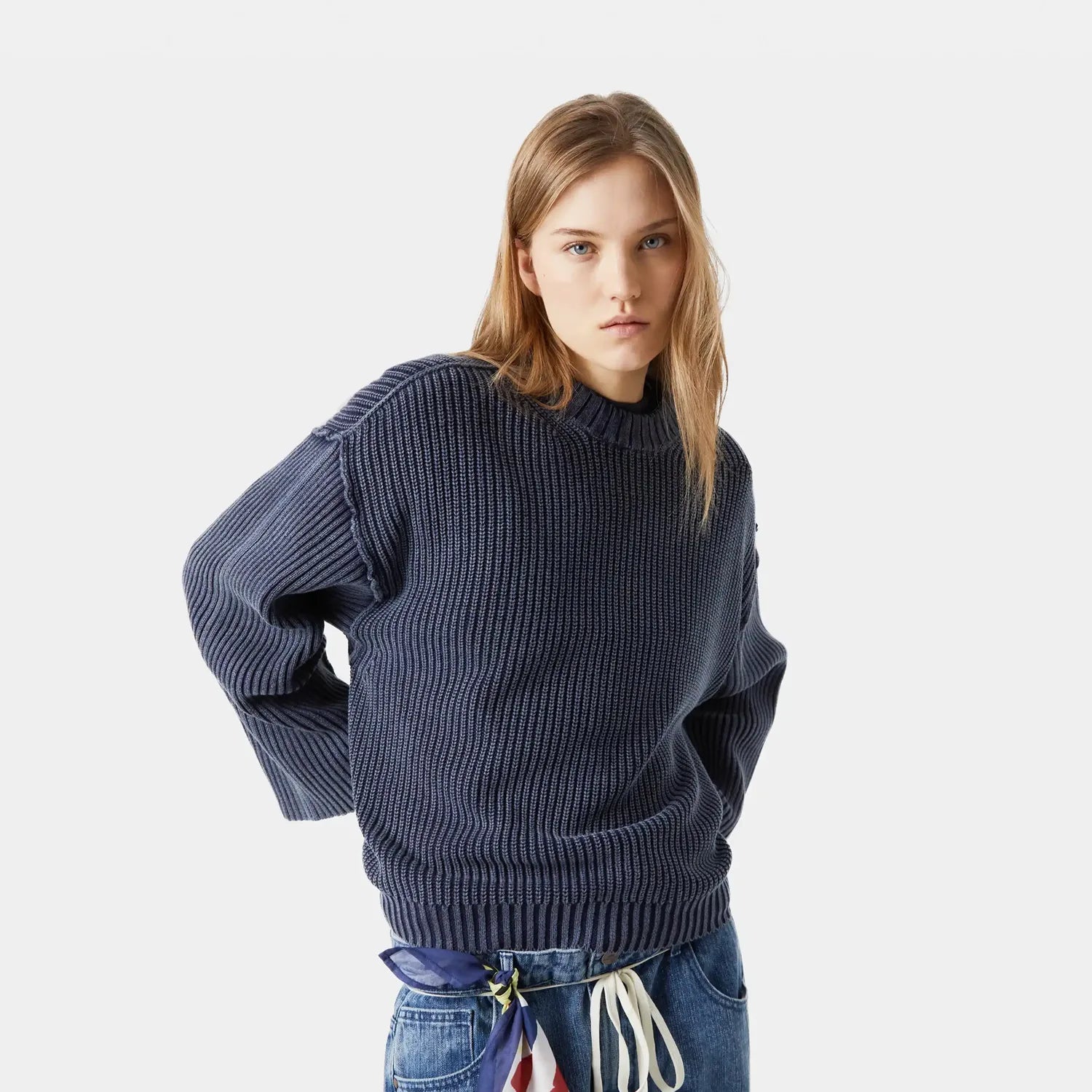 Collective Slate Blue Knit