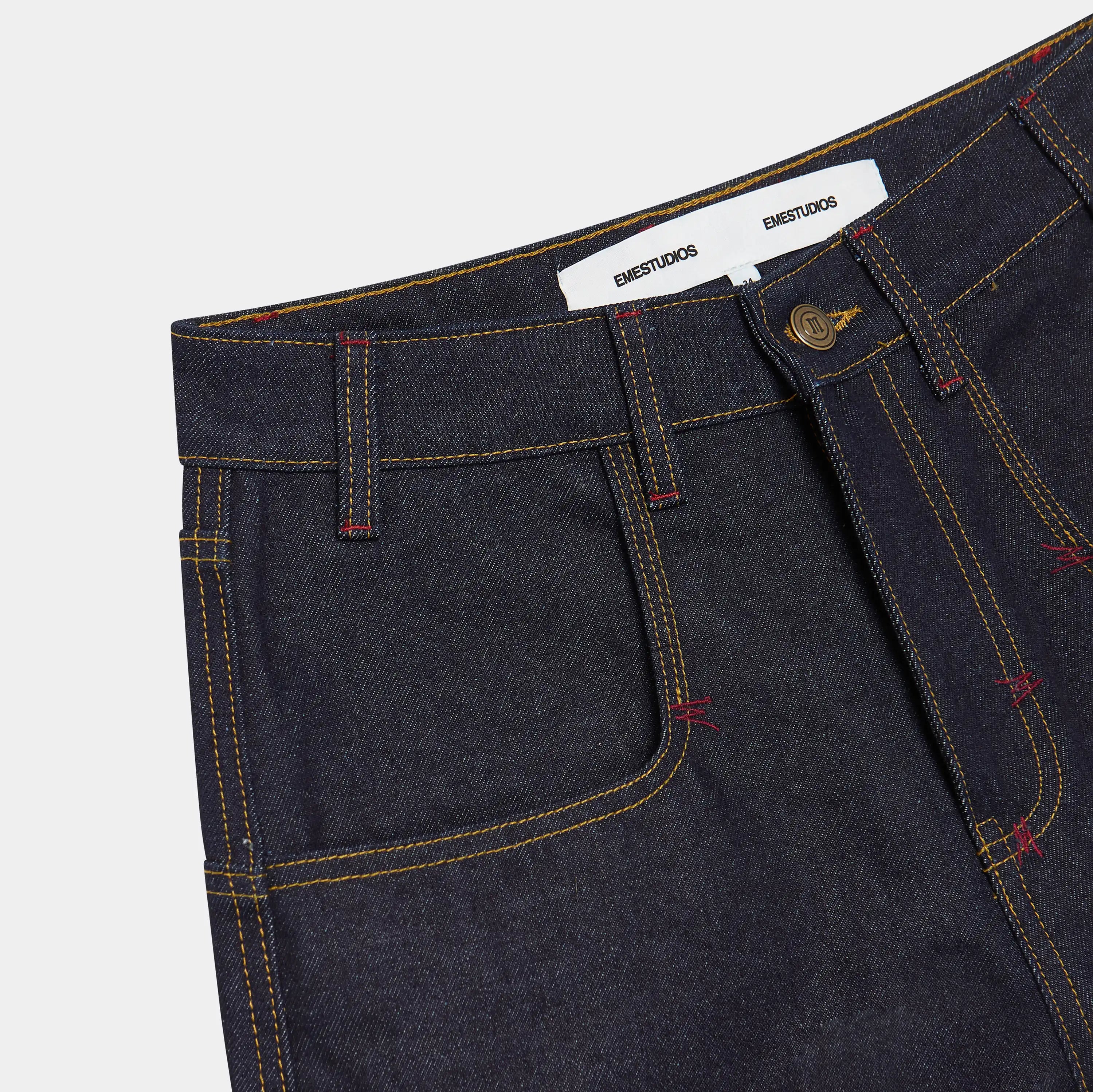 Frisona Raw Denim Baggy Jeans