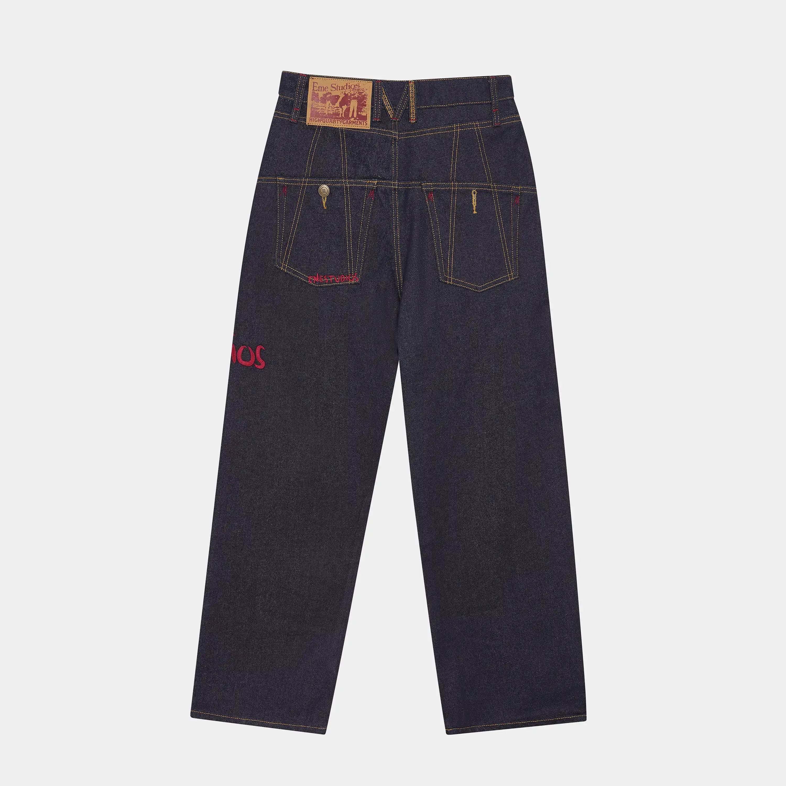 Frisona Raw Denim Baggy Jeans
