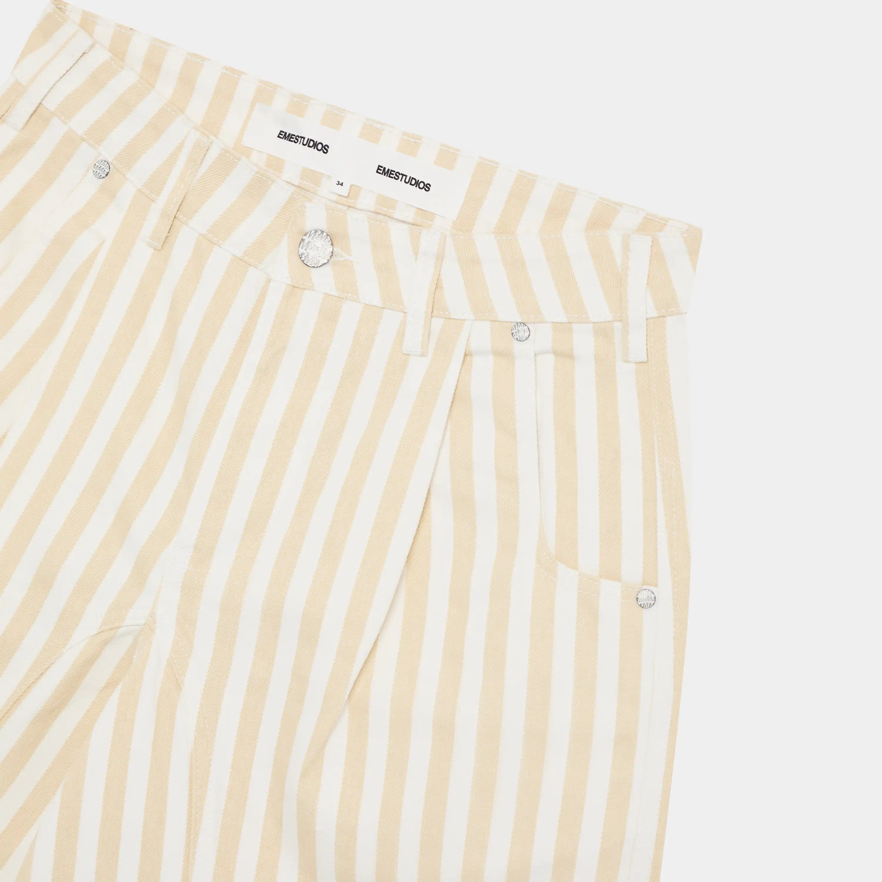 Tibiacore Striped Denim Jorts