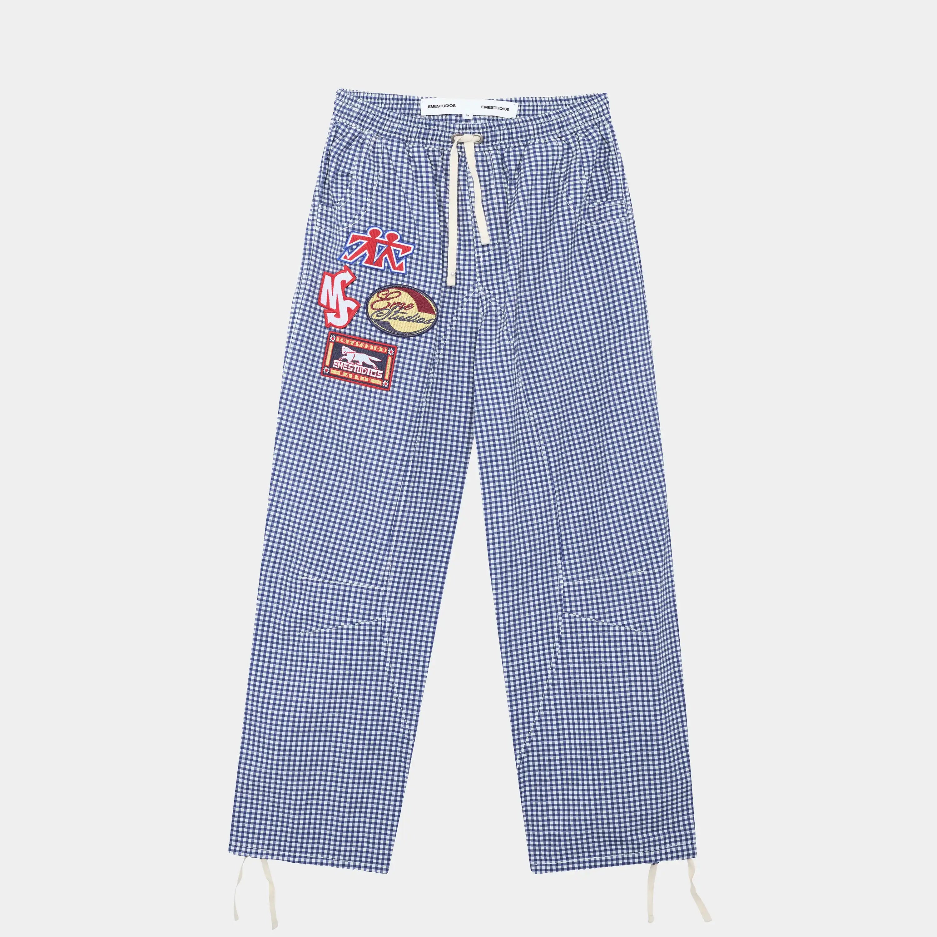 Patches Cargo Indigo Vichy