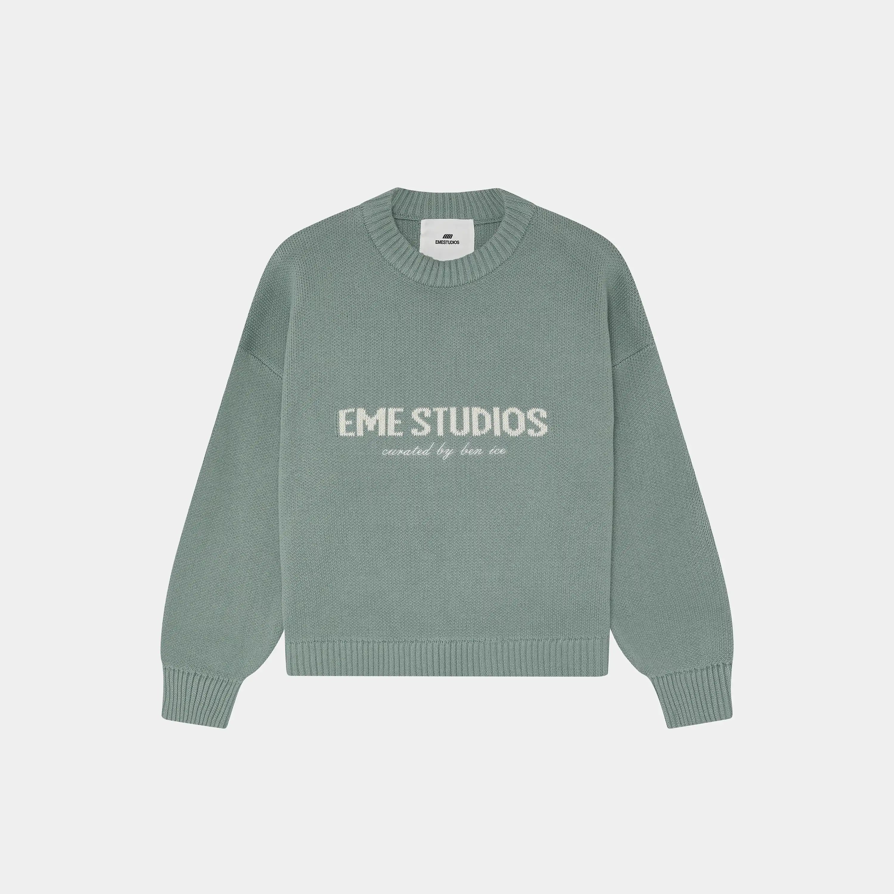 Master Aqua Green Knit Sweater