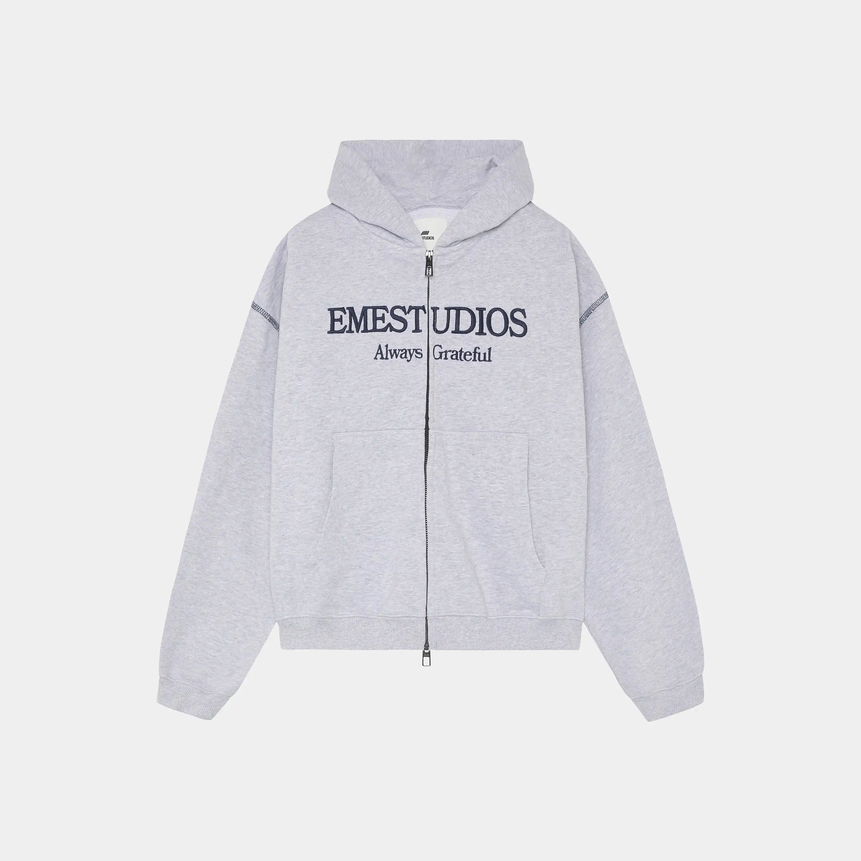 Capri Heather Grey Full Zip