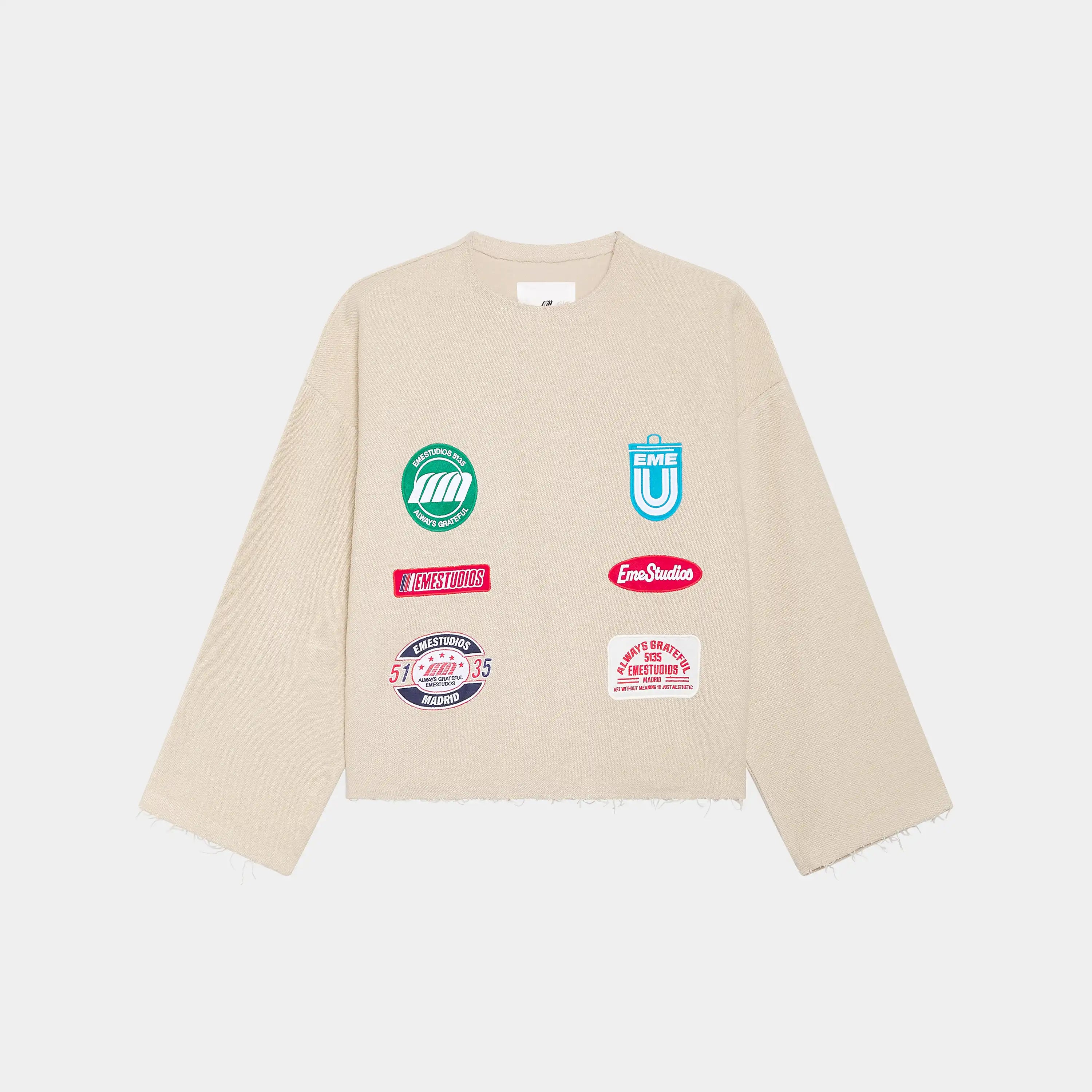 Patches Sand Crewneck