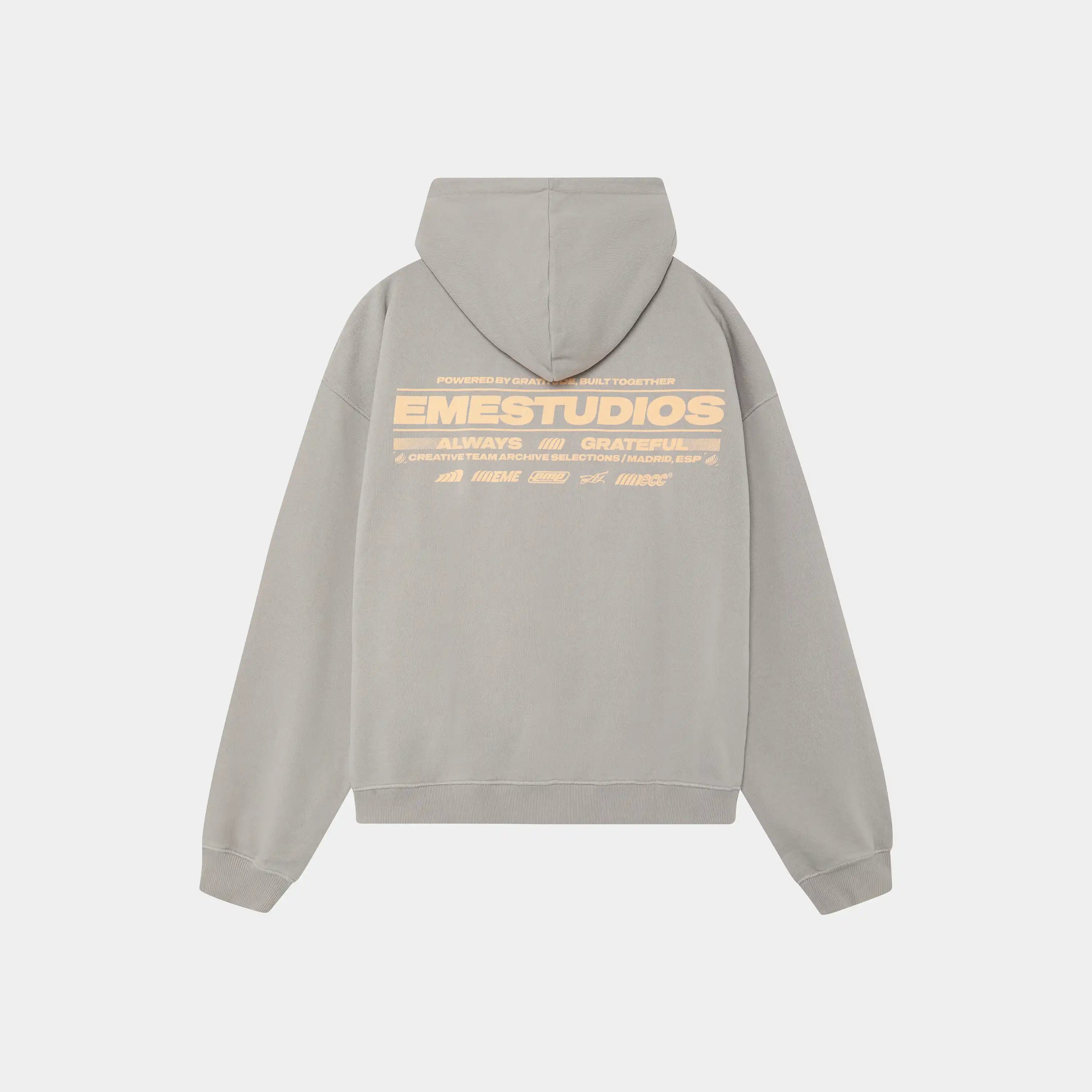 West Heather Grey Oversized Hoodie
