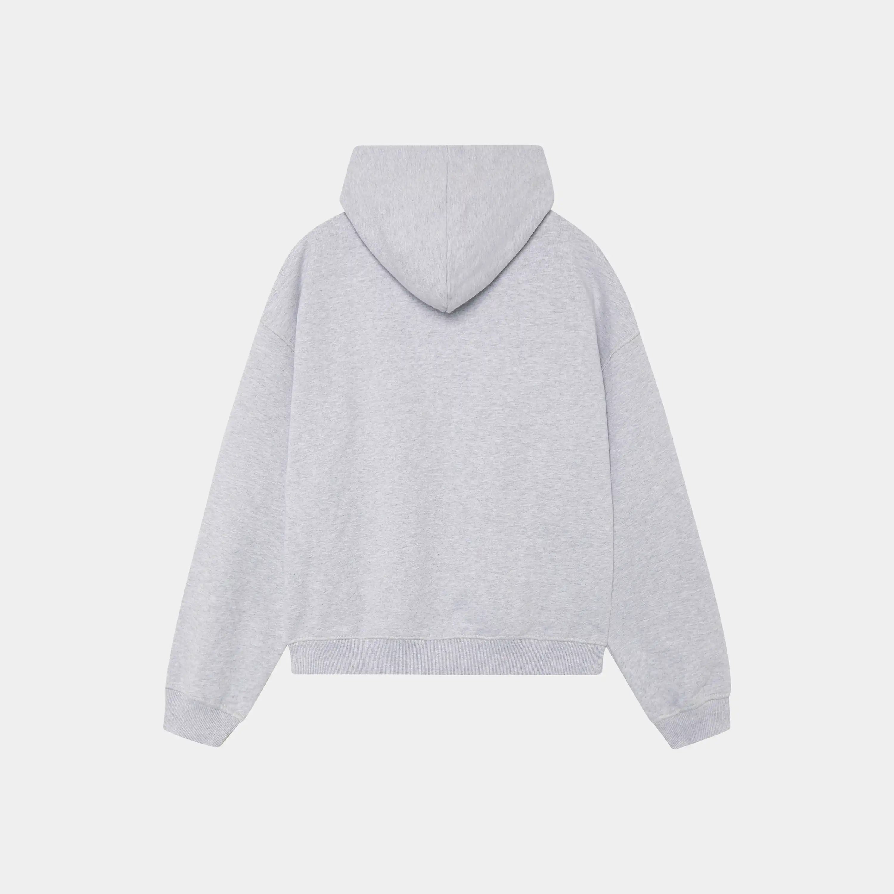 Ssamo Heather Grey Oversized Hoodie