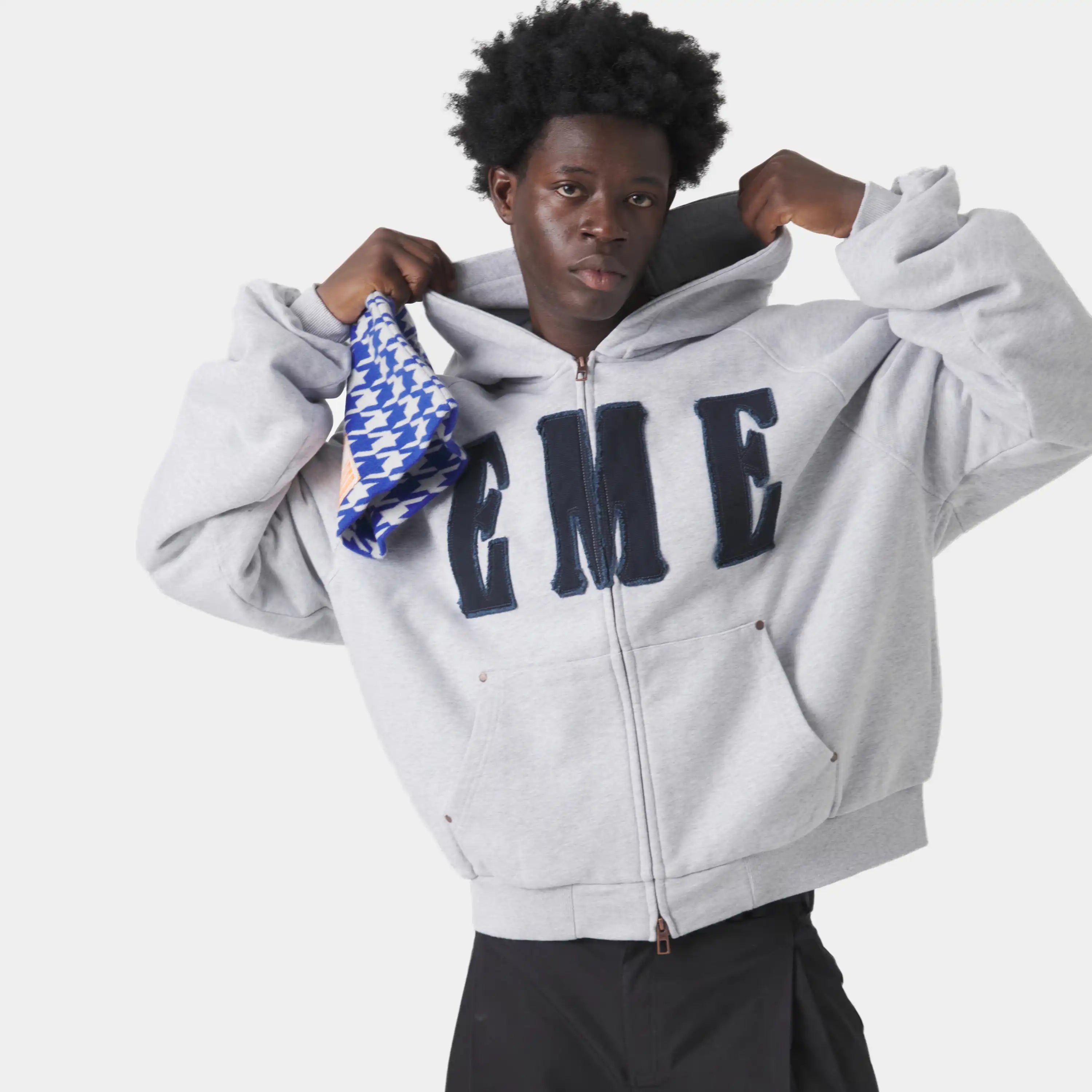 Desire Heather Grey Full Zip