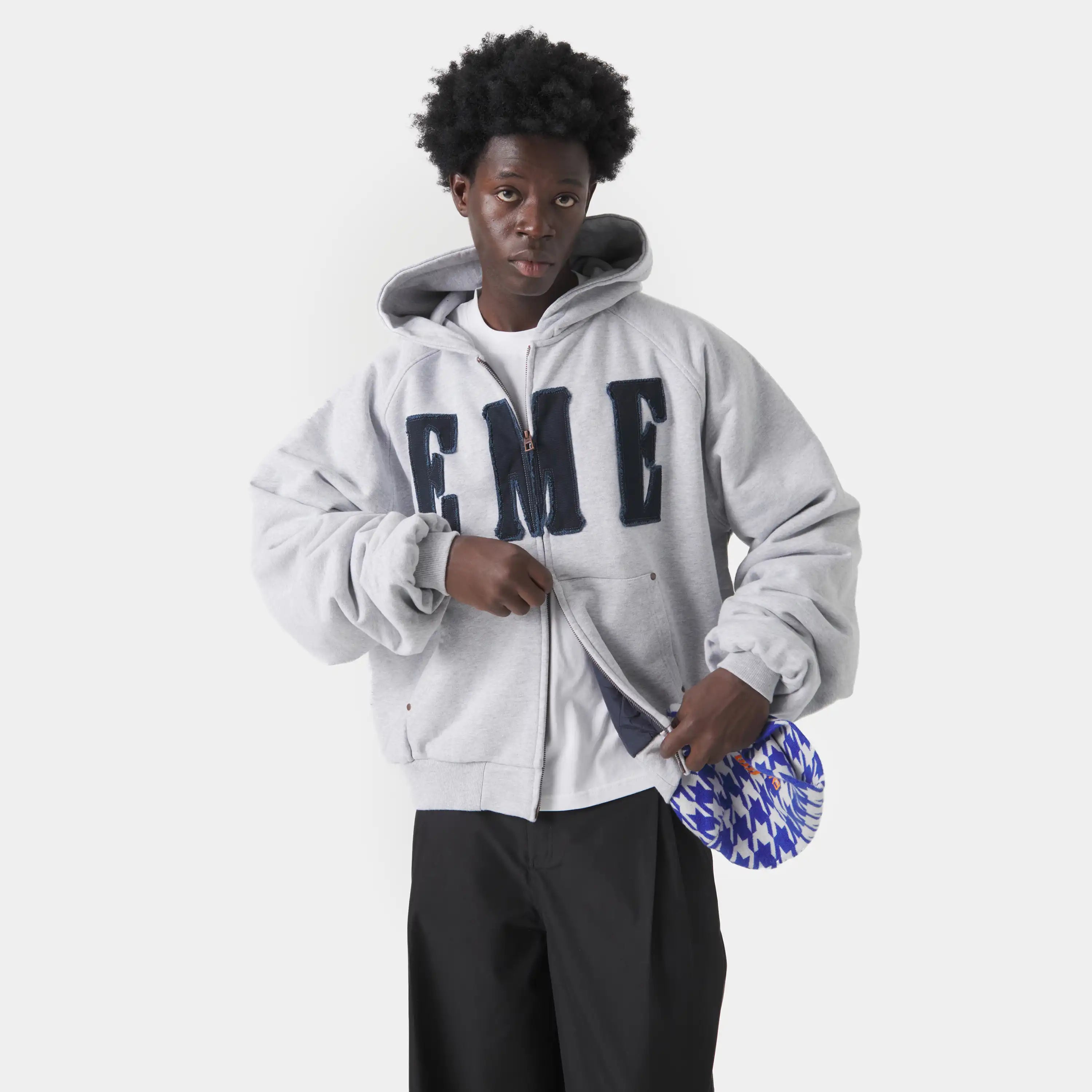 Desire Heather Grey Full Zip