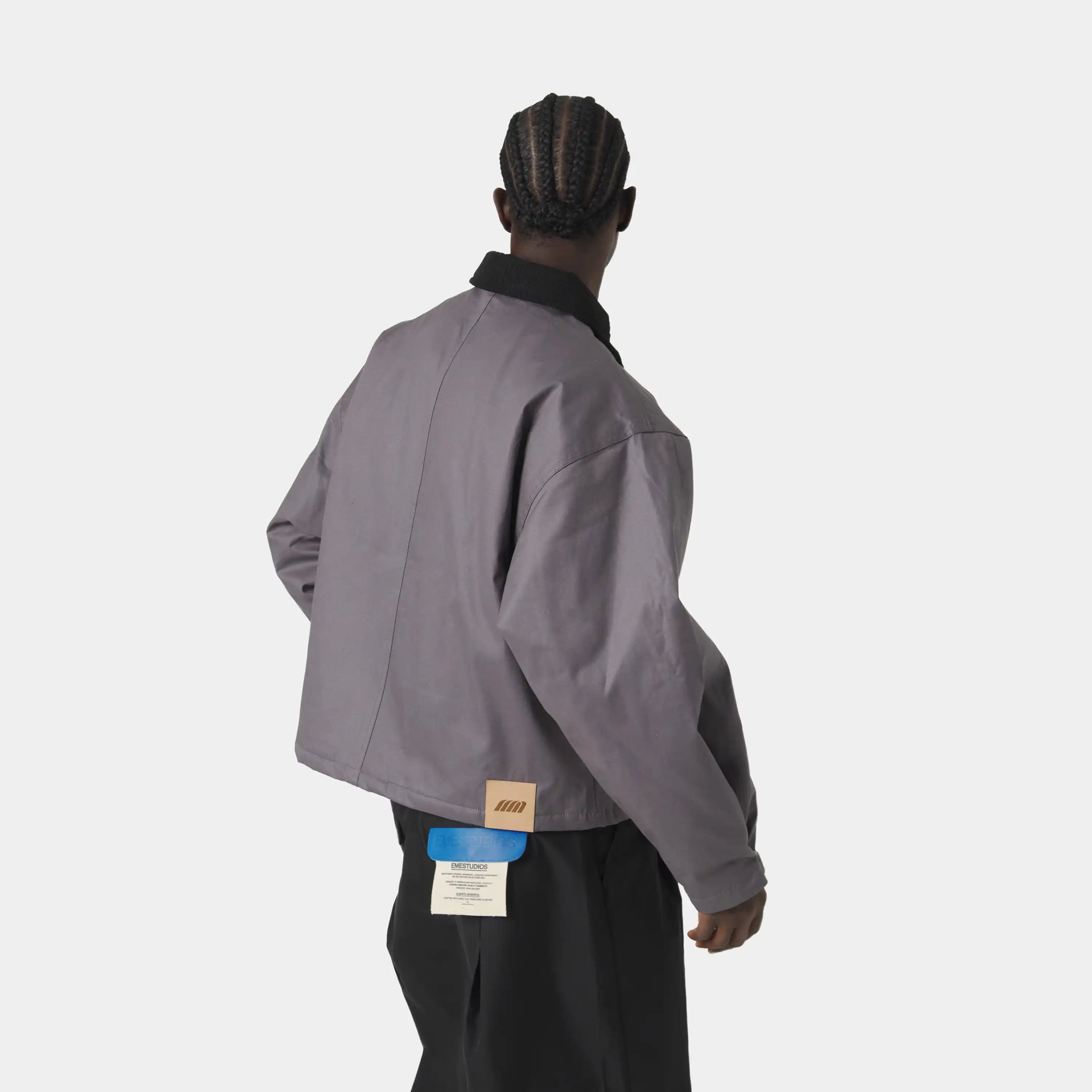 Ethos Grey Boxy Jacket