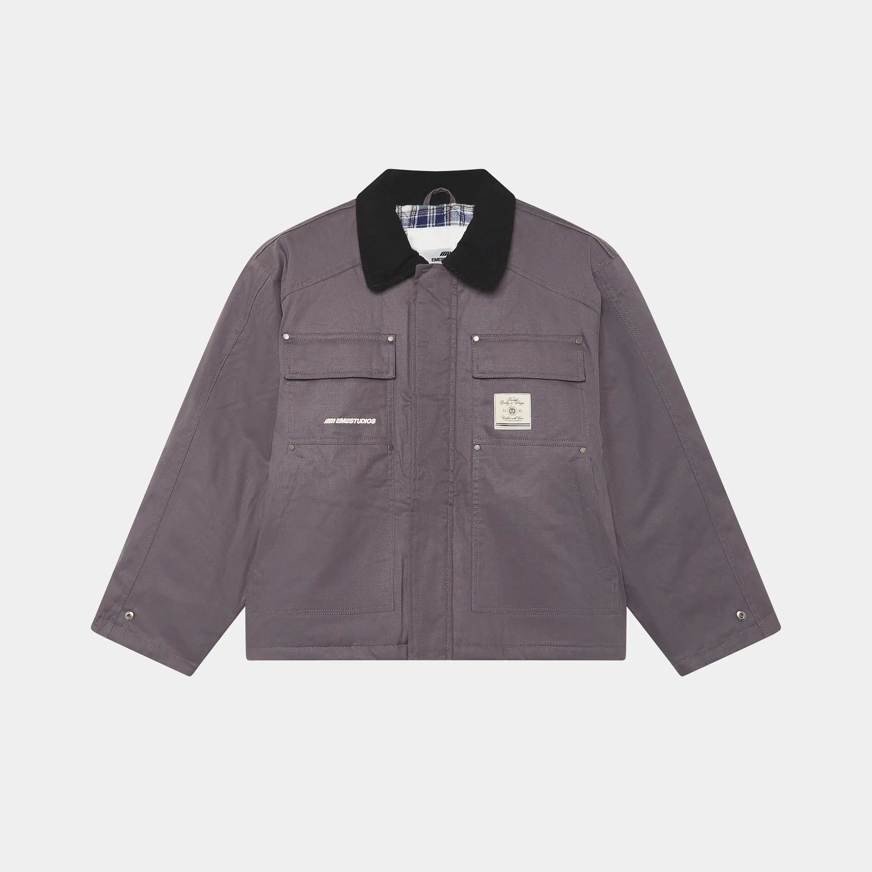 Ethos Grey Boxy Jacket