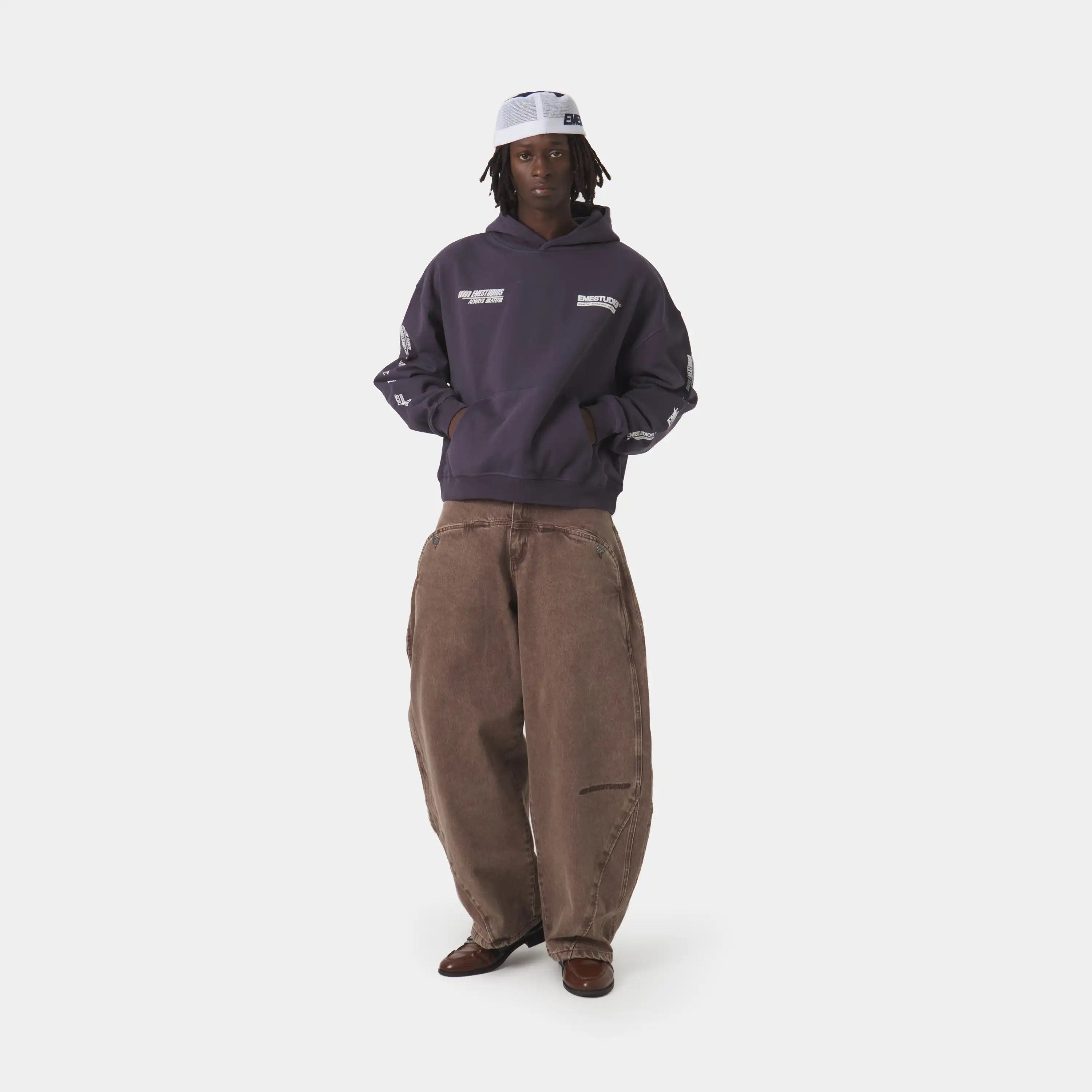 Four Hit Night Sky Oversized Hoodie