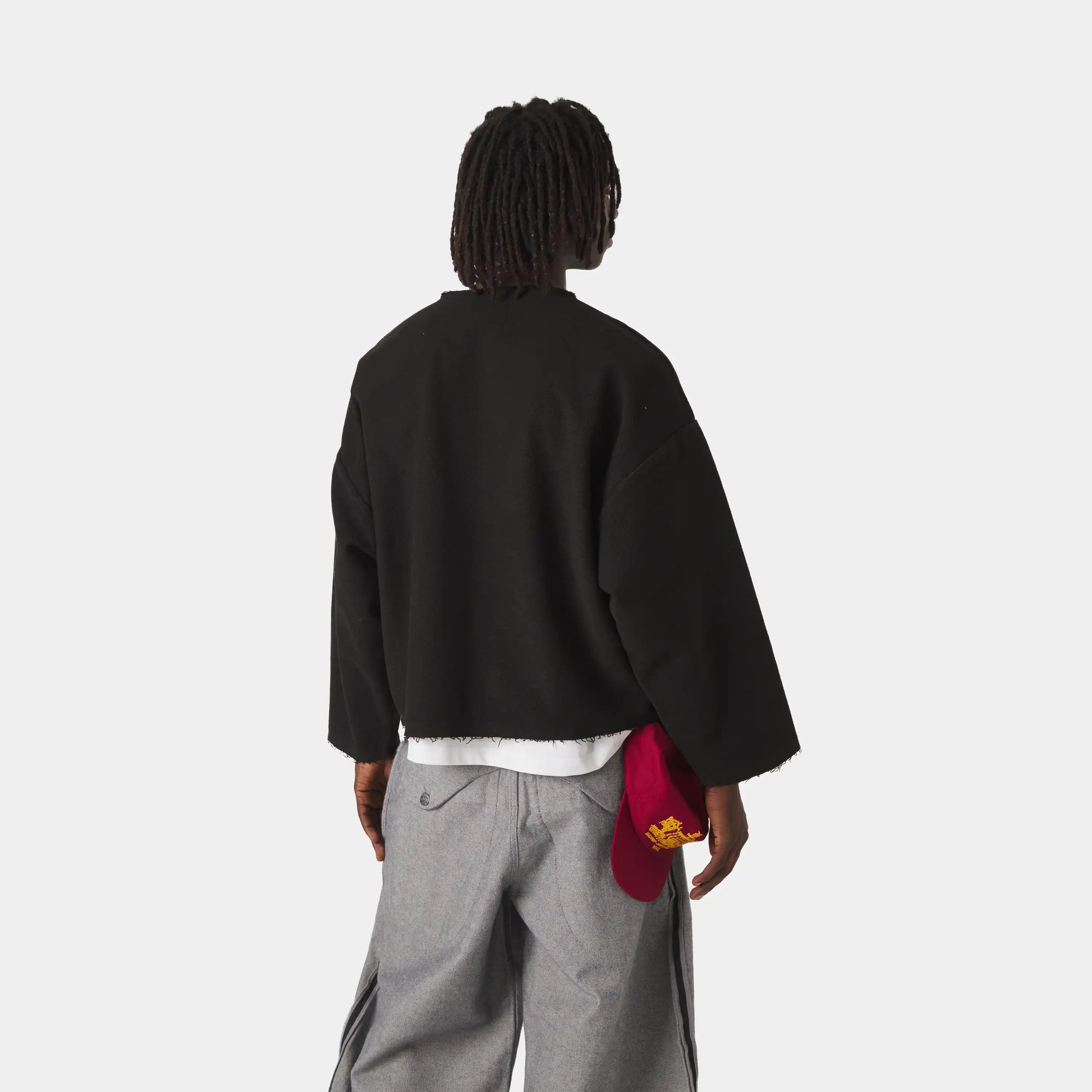 Patches Black Crewneck