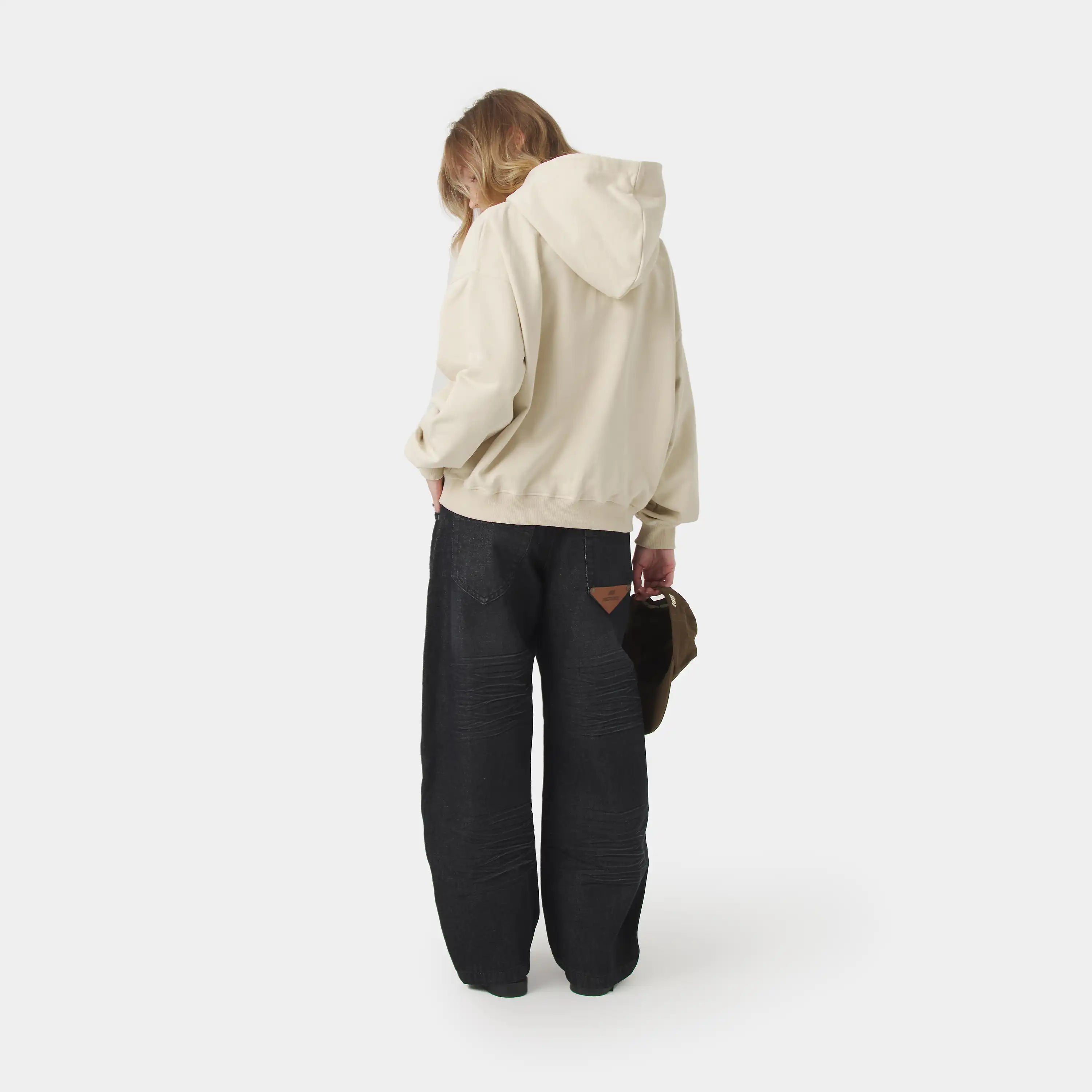 Studio Fog Sand Oversized Hoodie