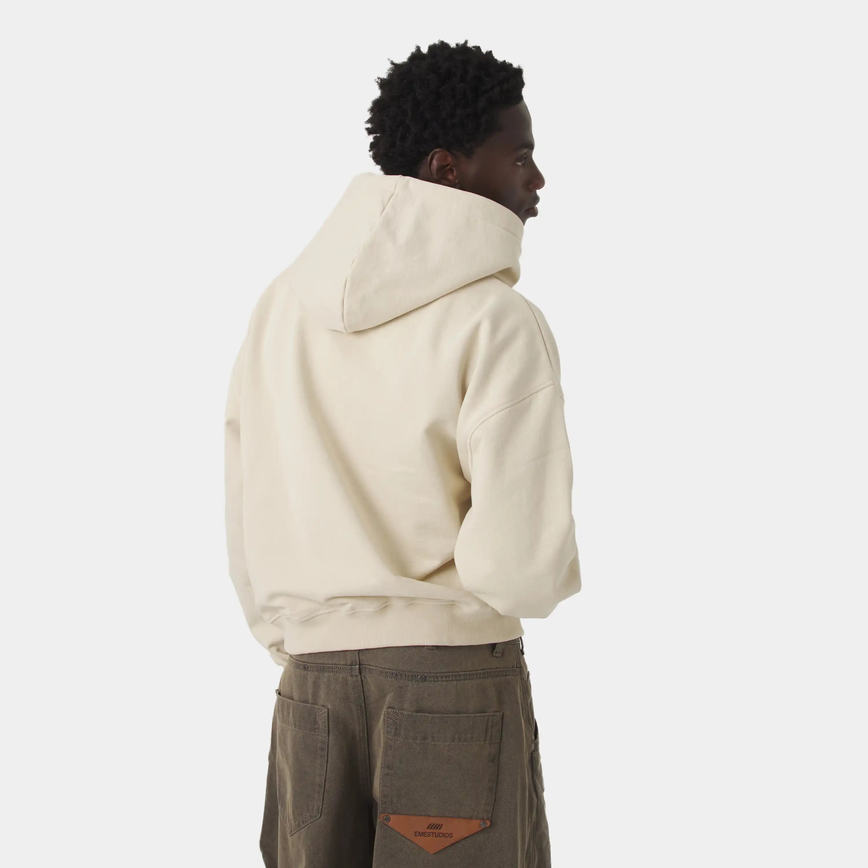 Studio Fog Sand Oversized Hoodie
