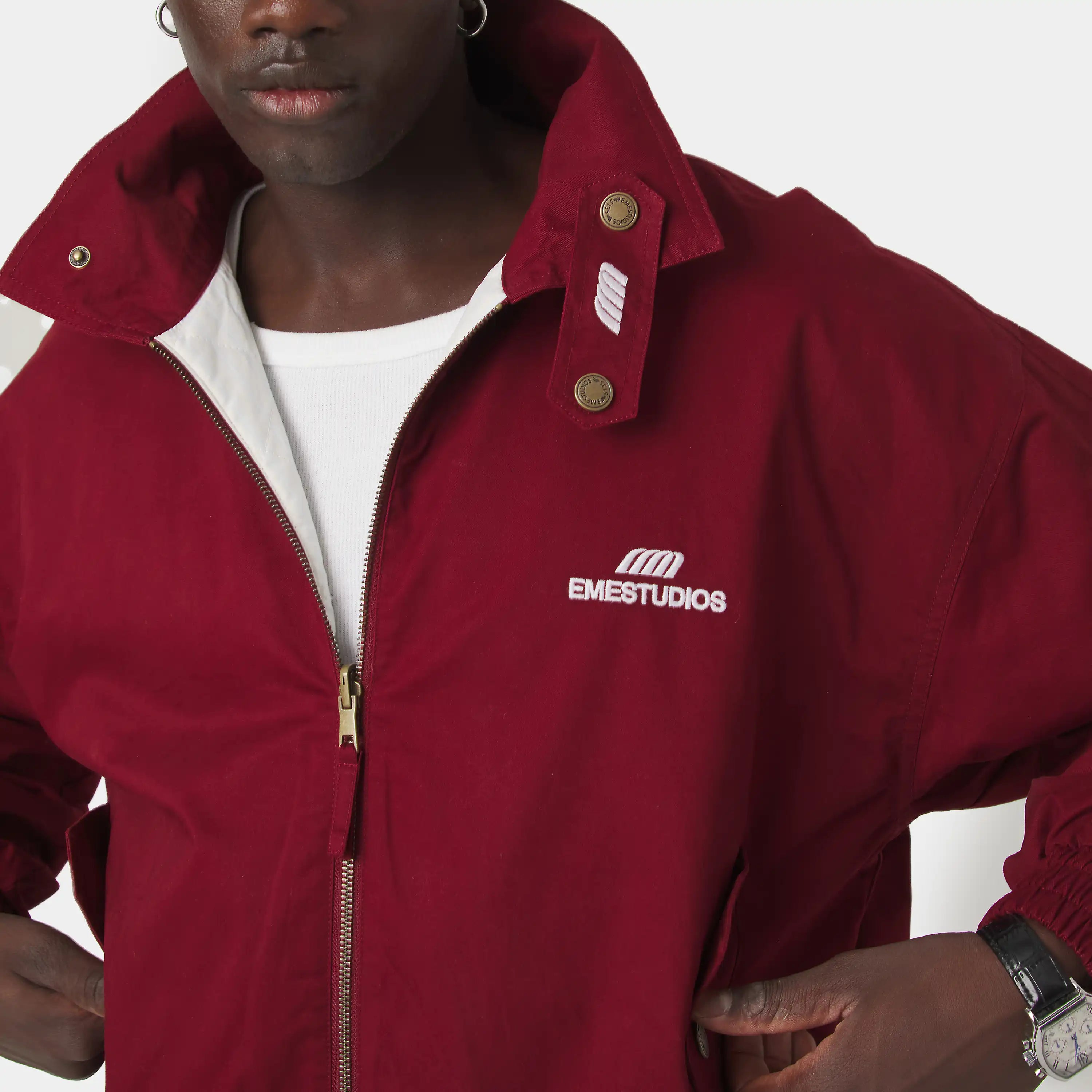 Chulo G Burgundy Reverse Jacket