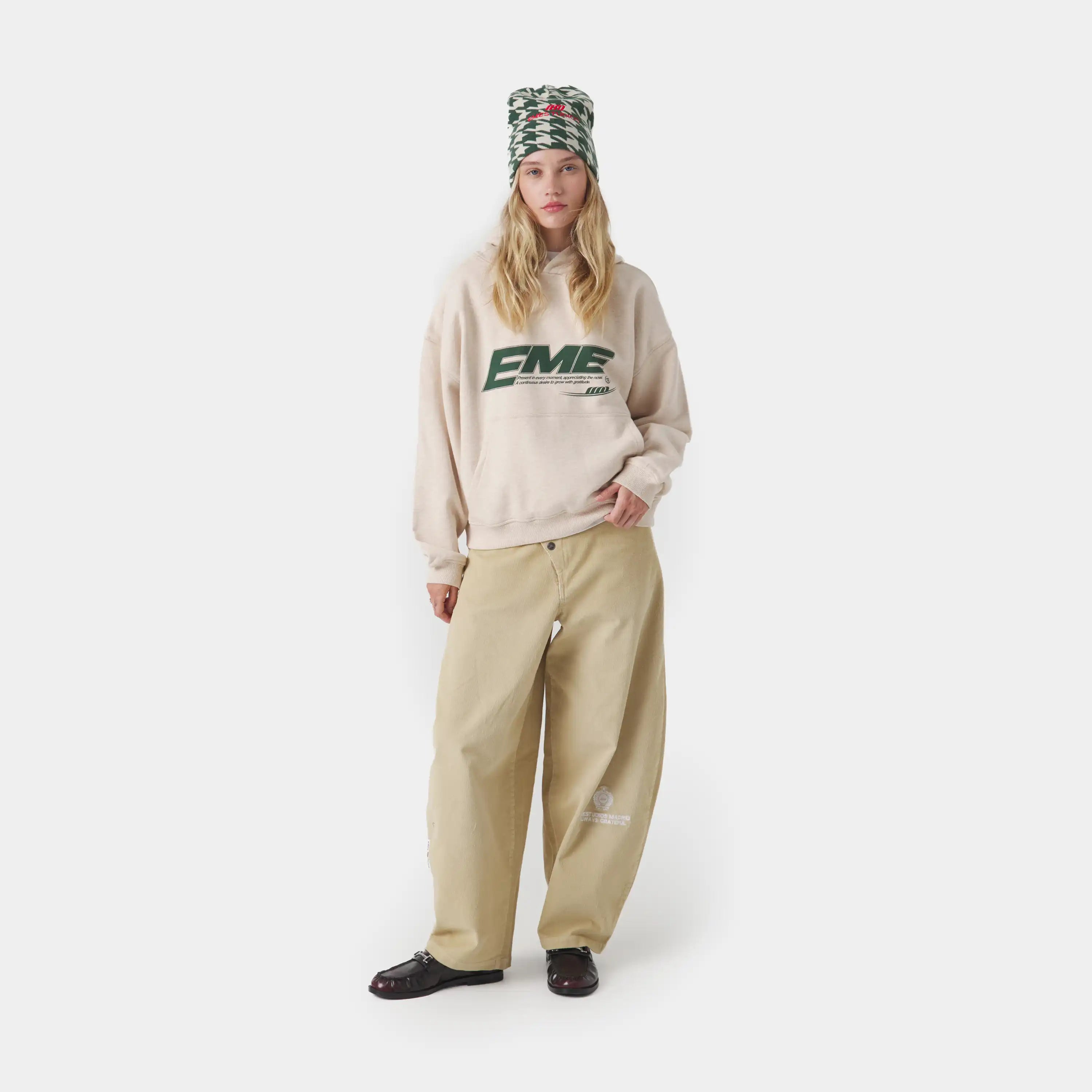 Ssamo Off Sand Oversized Hoodie