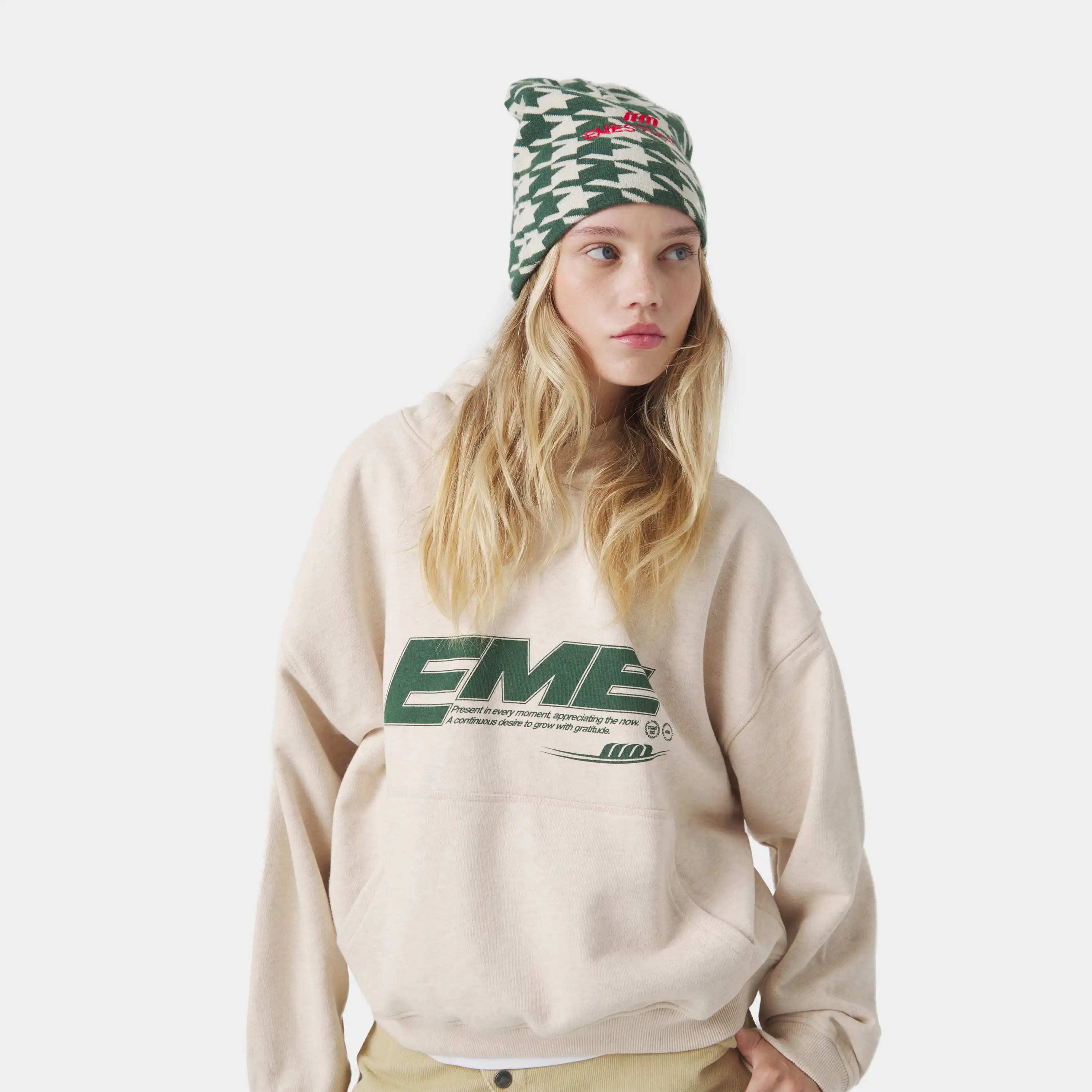 Ssamo Off Sand Oversized Hoodie