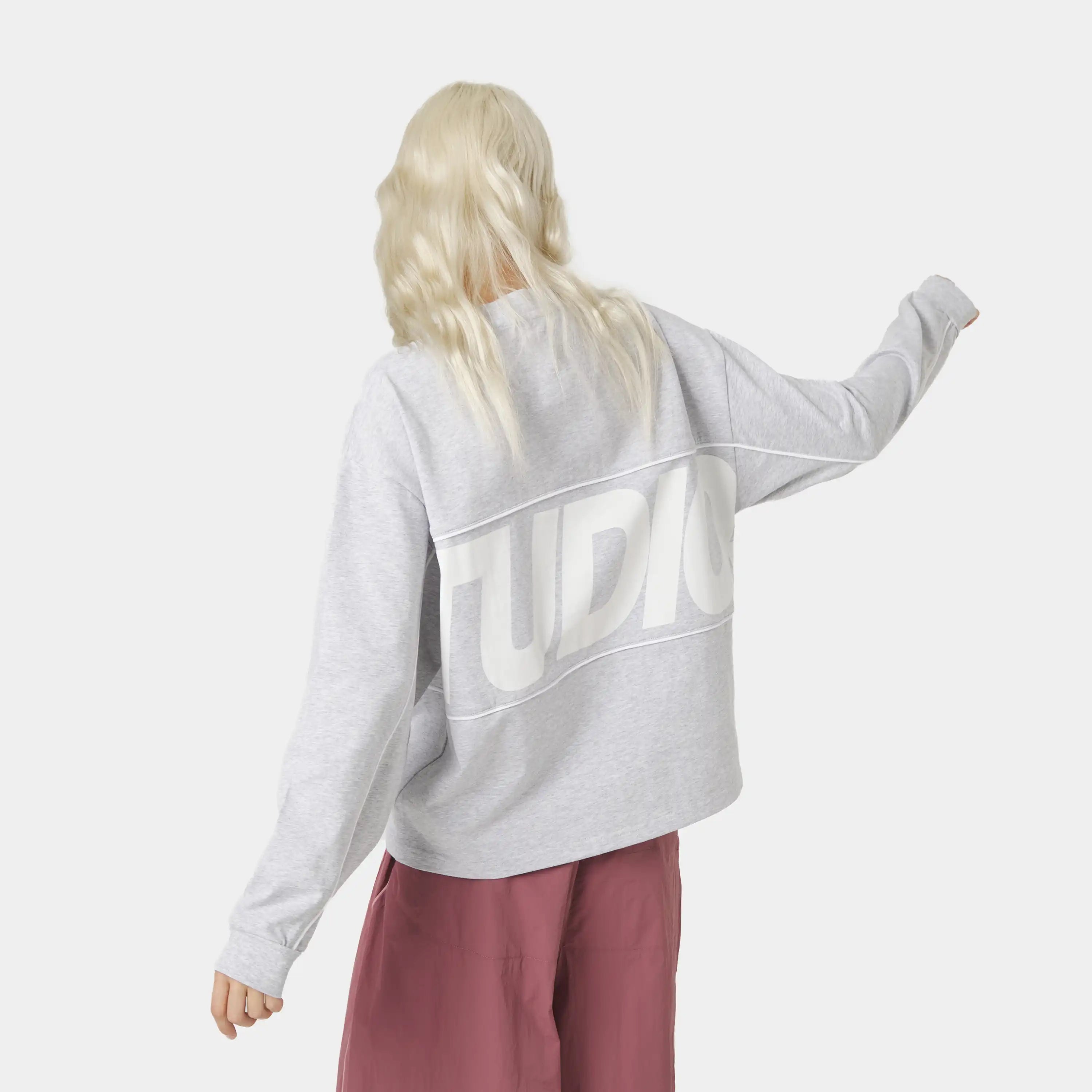 Crossline Heather Grey Long Sleeve