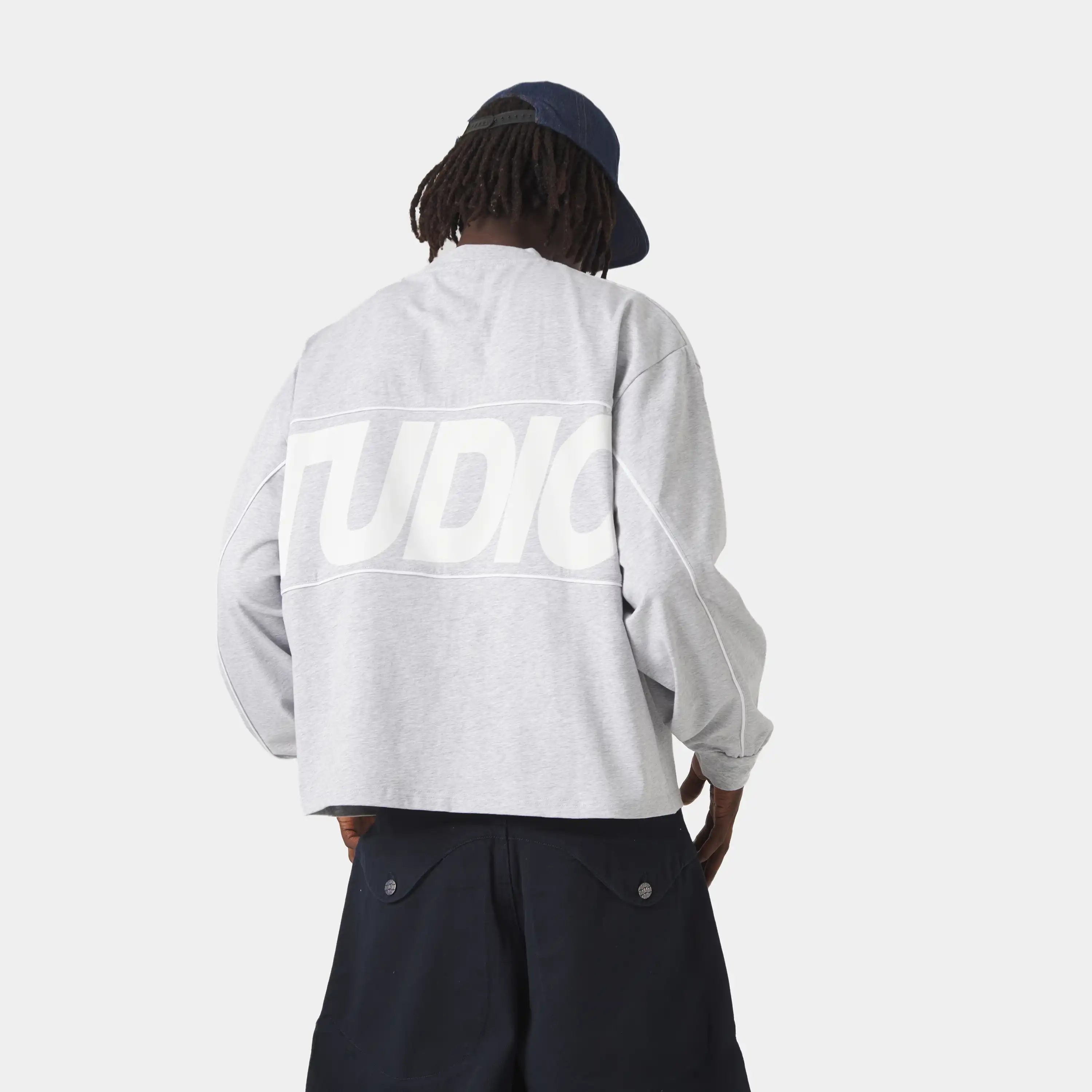 Crossline Heather Grey Long Sleeve