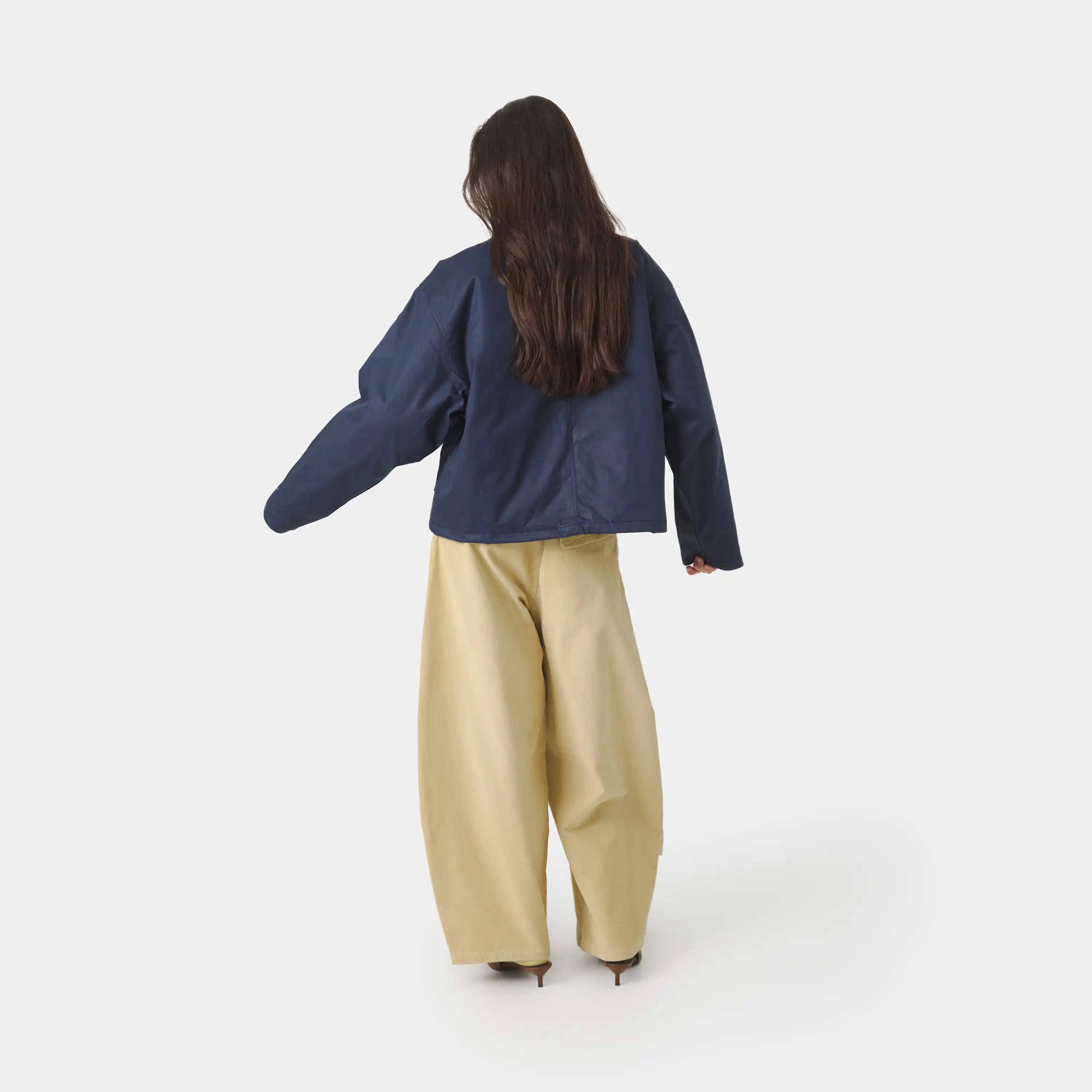 Ethos Navy Boxy Jacket