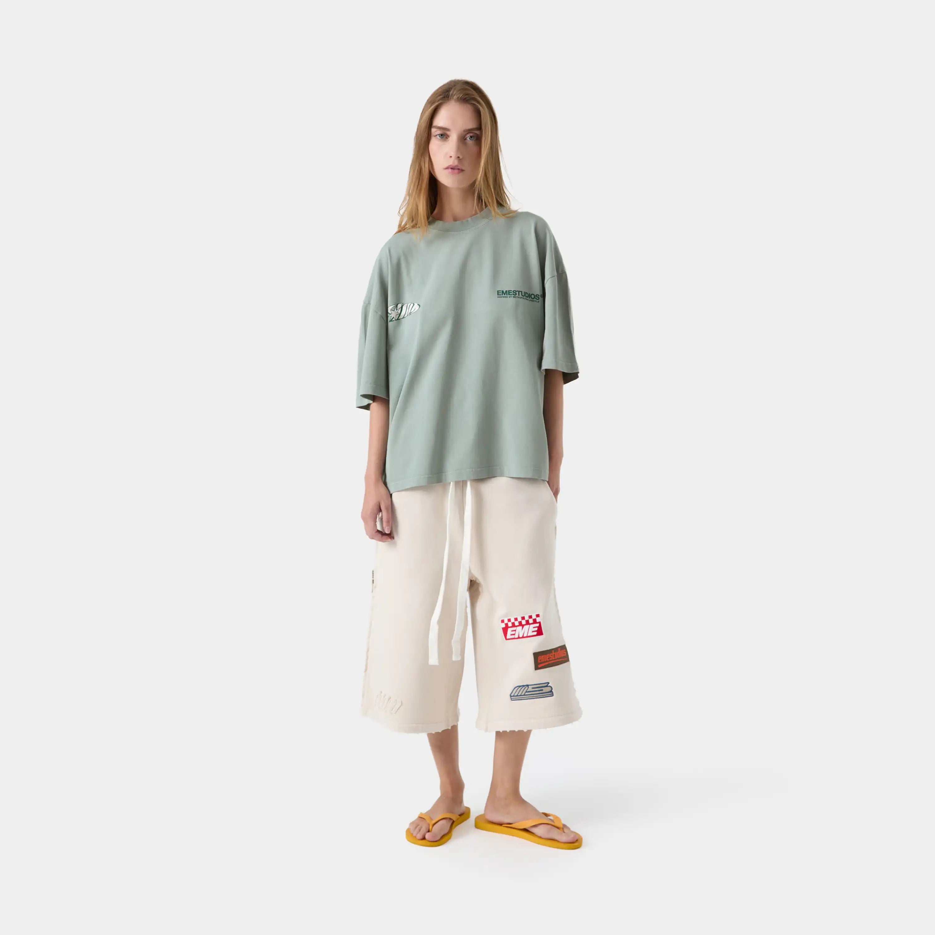 Houndstooh Trellis Oversized Tee