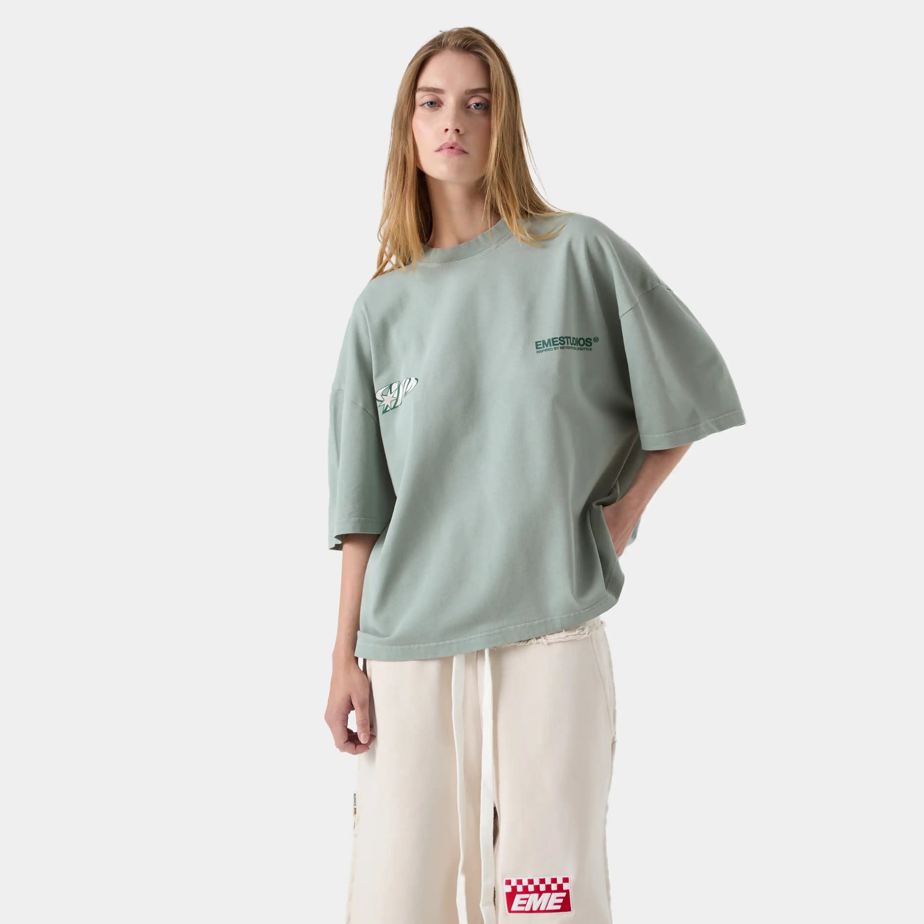Houndstooh Trellis Oversized Tee