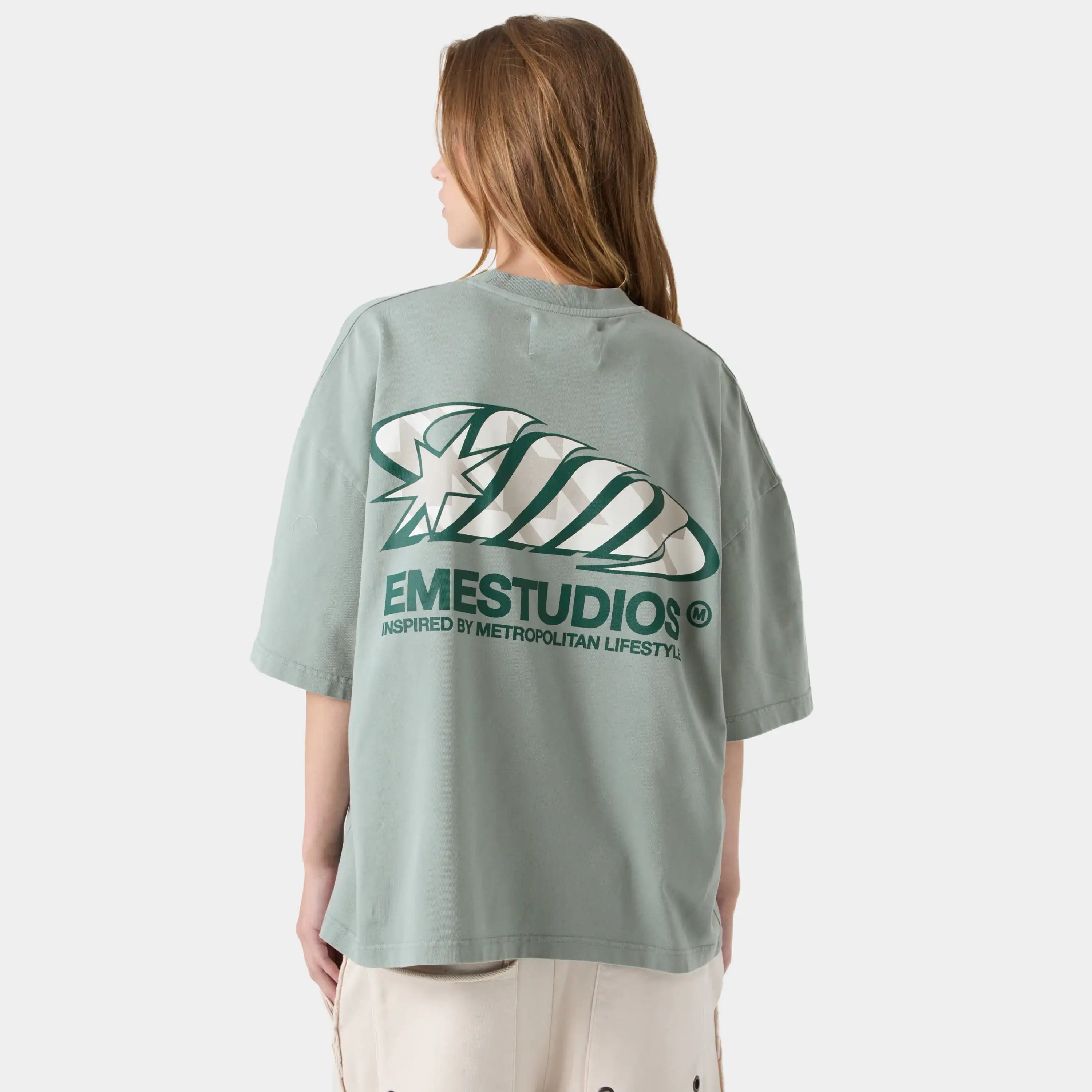 Houndstooh Trellis Oversized Tee