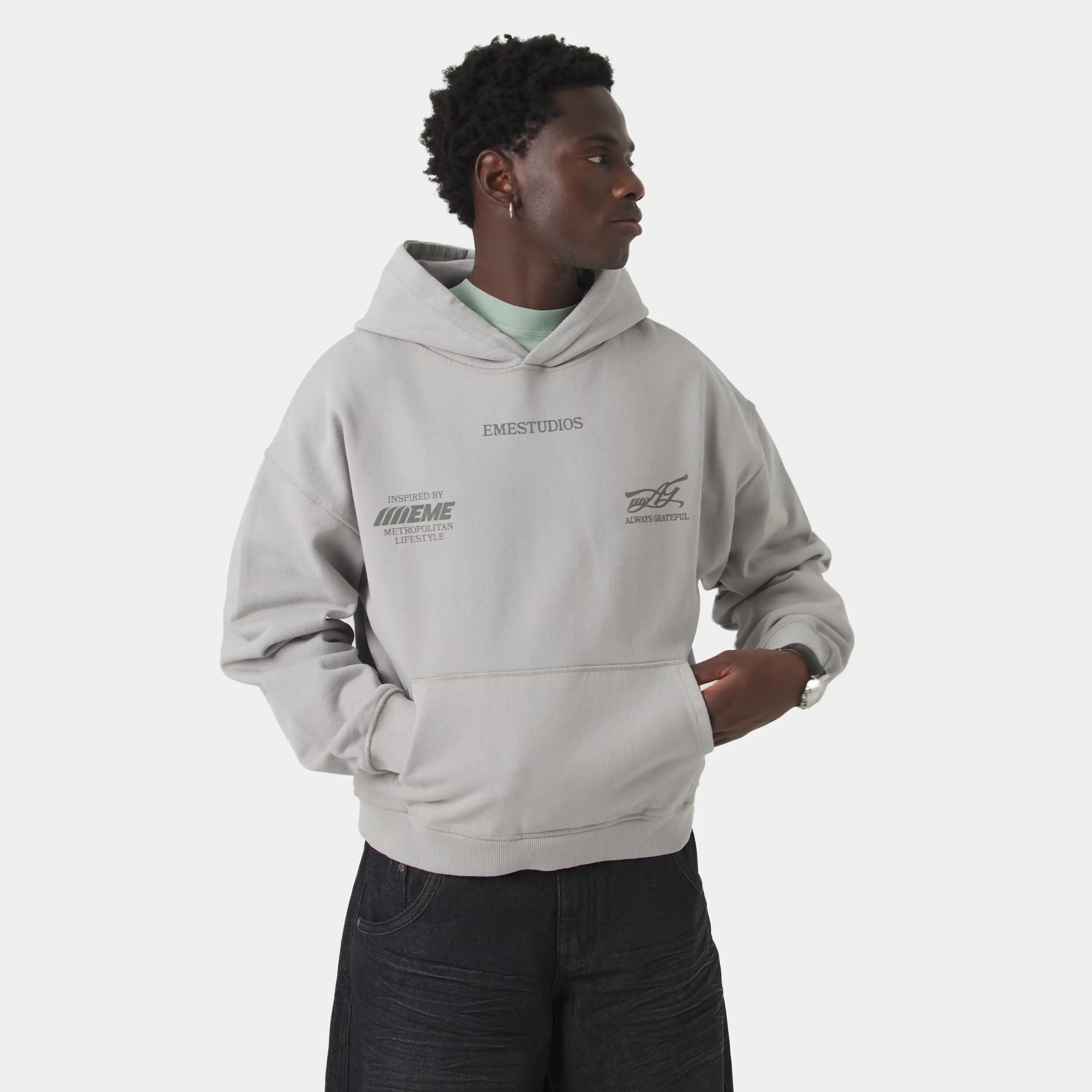 Builder Metal Oversized Hoodie