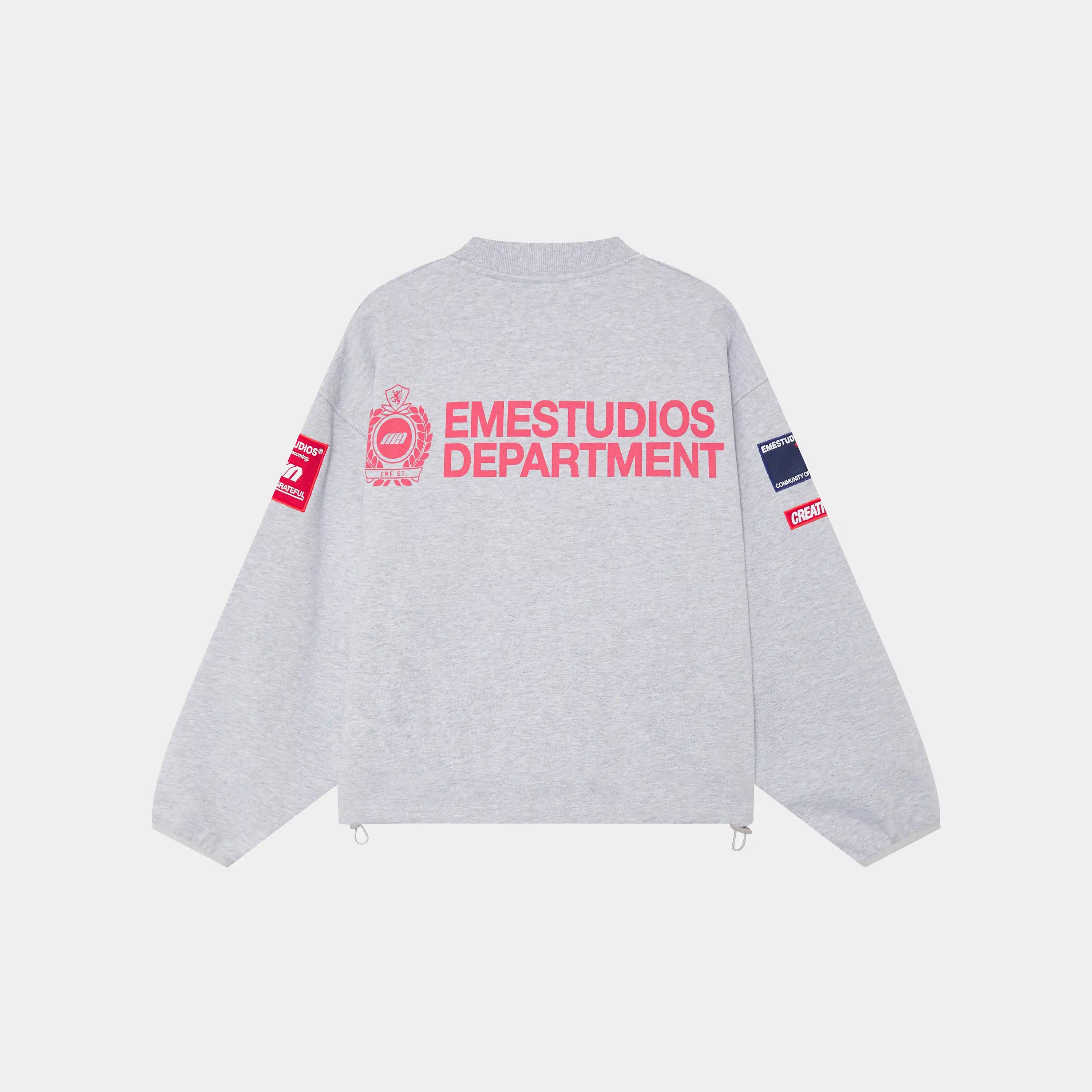 Building Heather Grey Crewneck