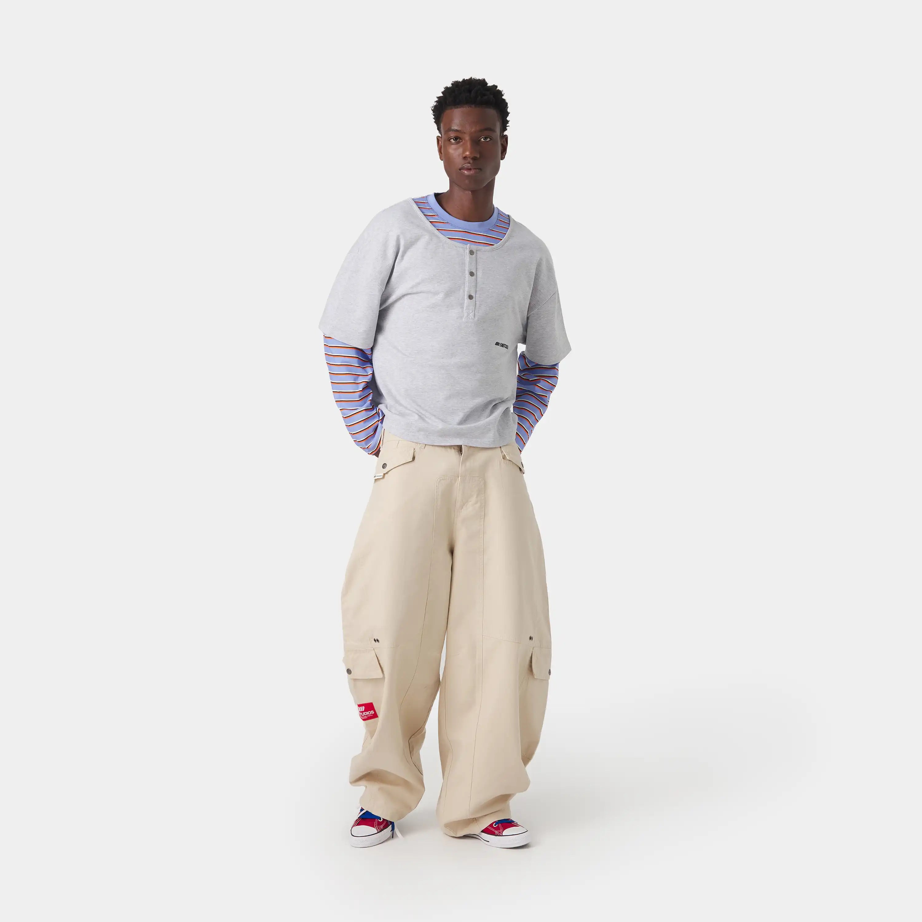 Double Collar Long Sleeve