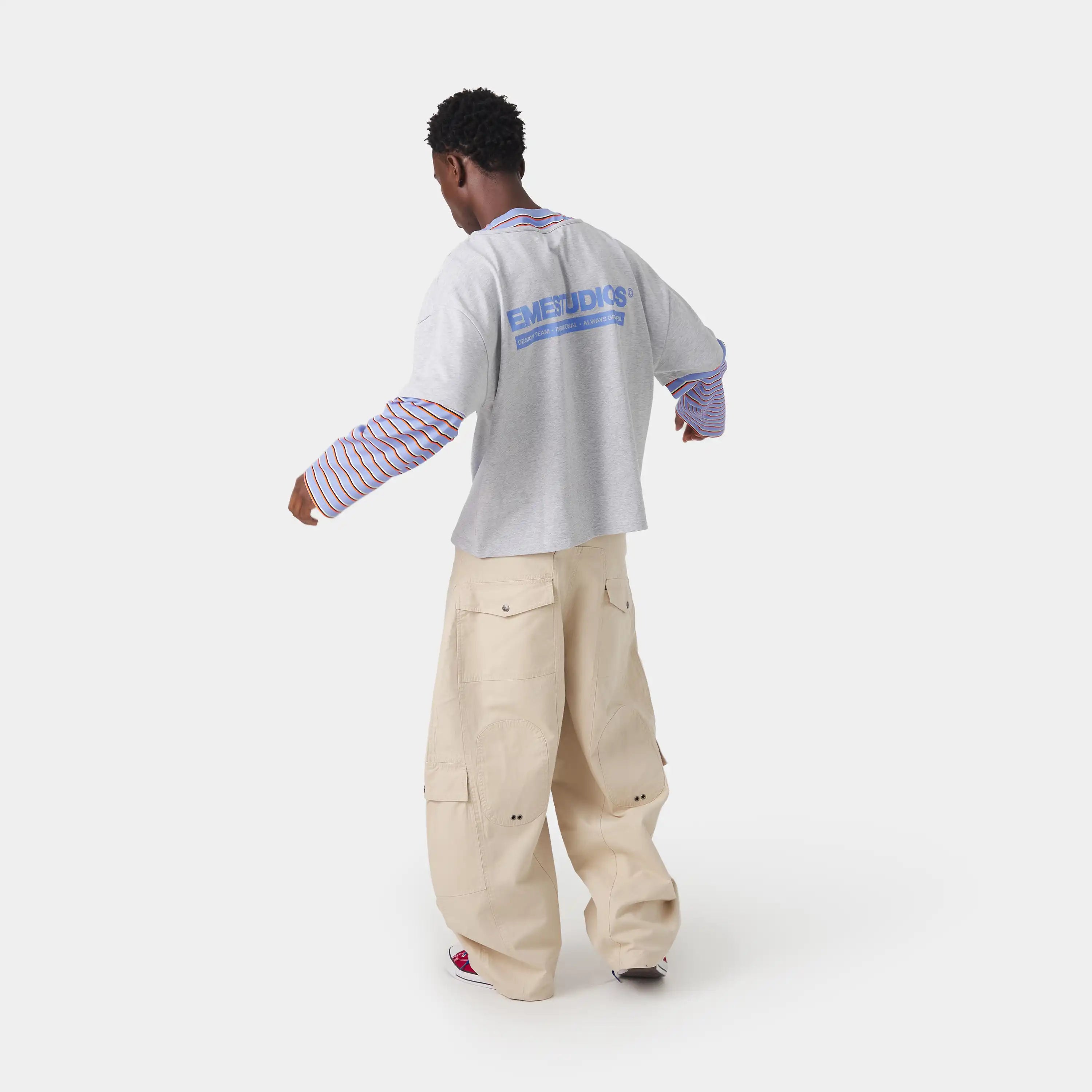 Double Collar Long Sleeve