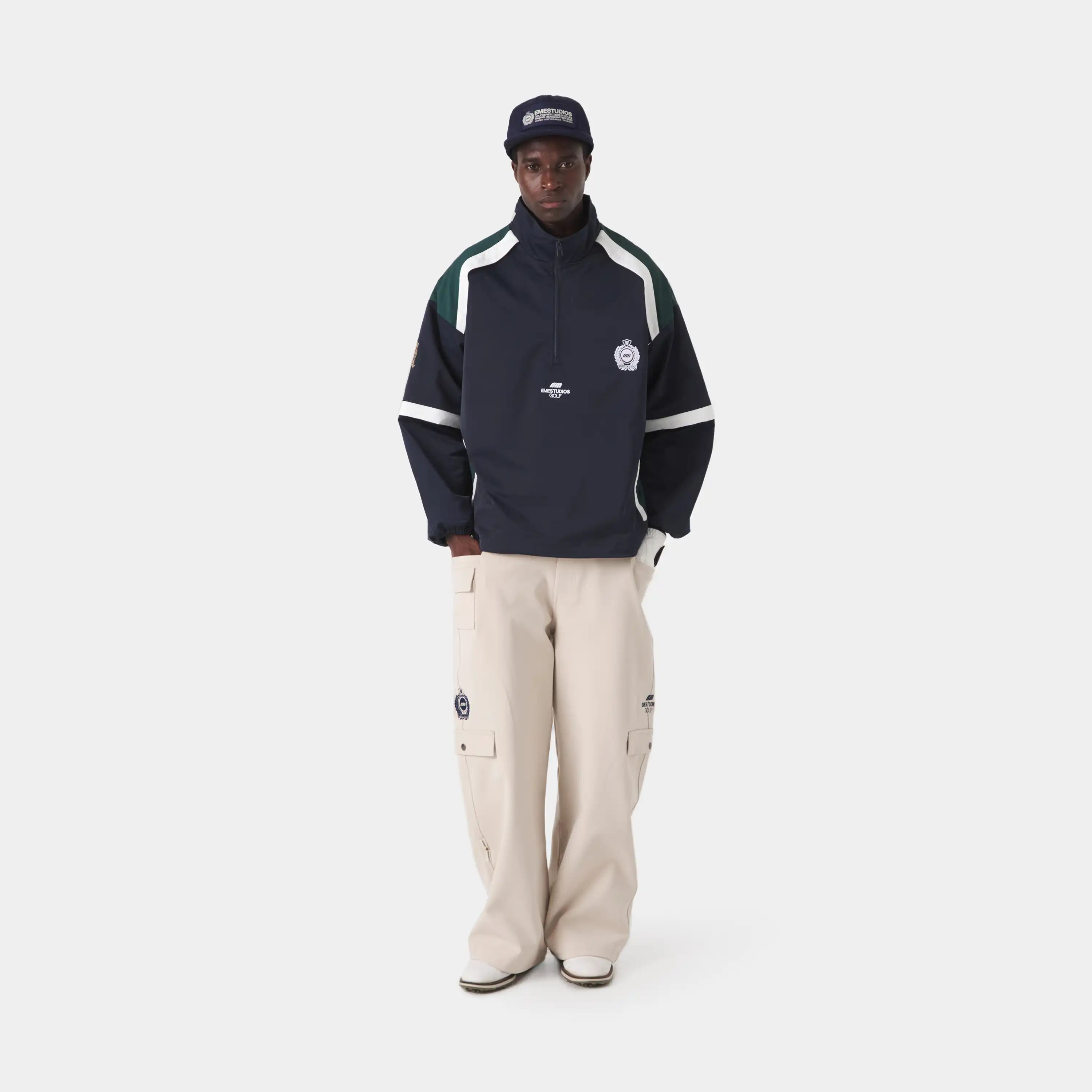 Golf Navy Windbreaker