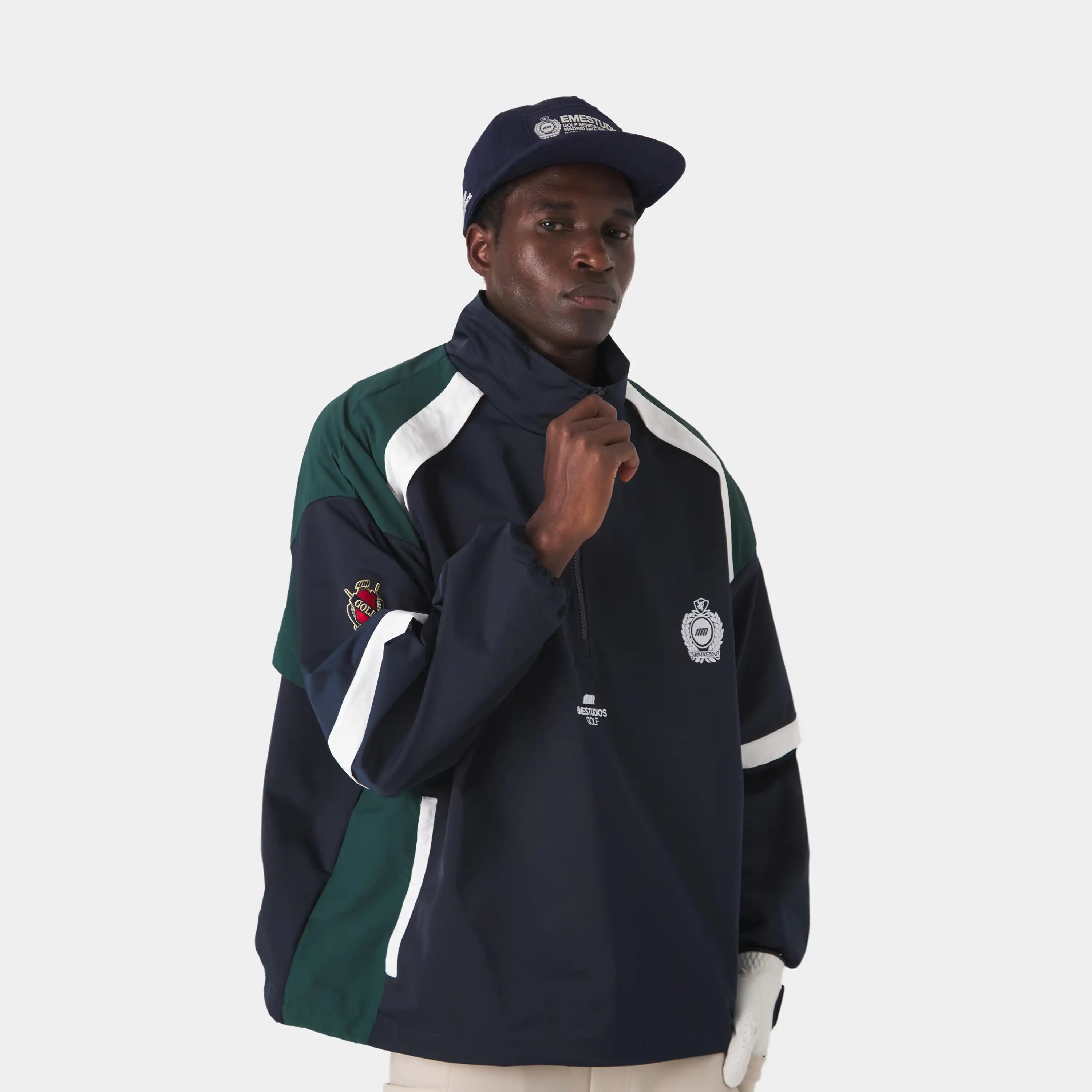 Golf Navy Windbreaker