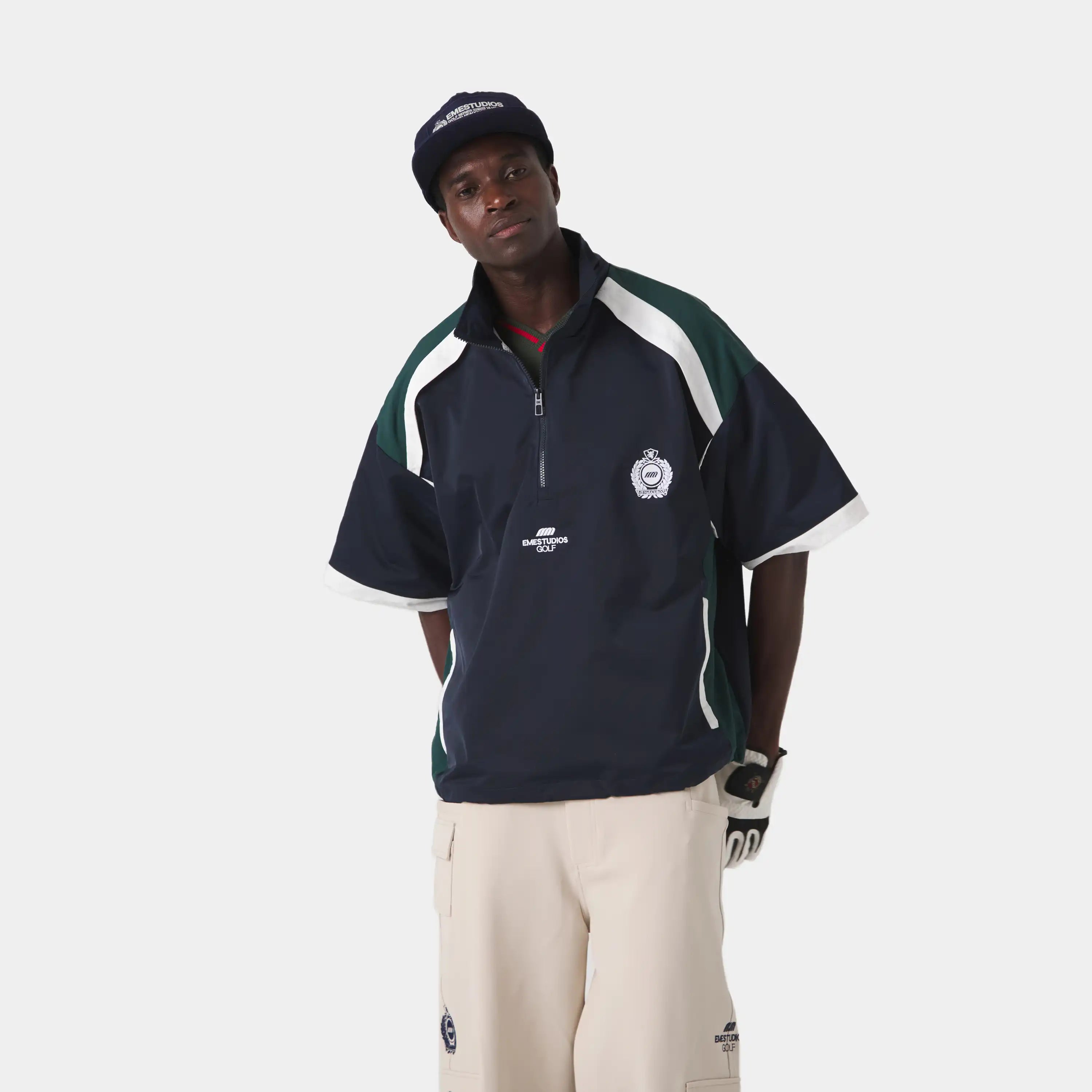 Golf Navy Windbreaker