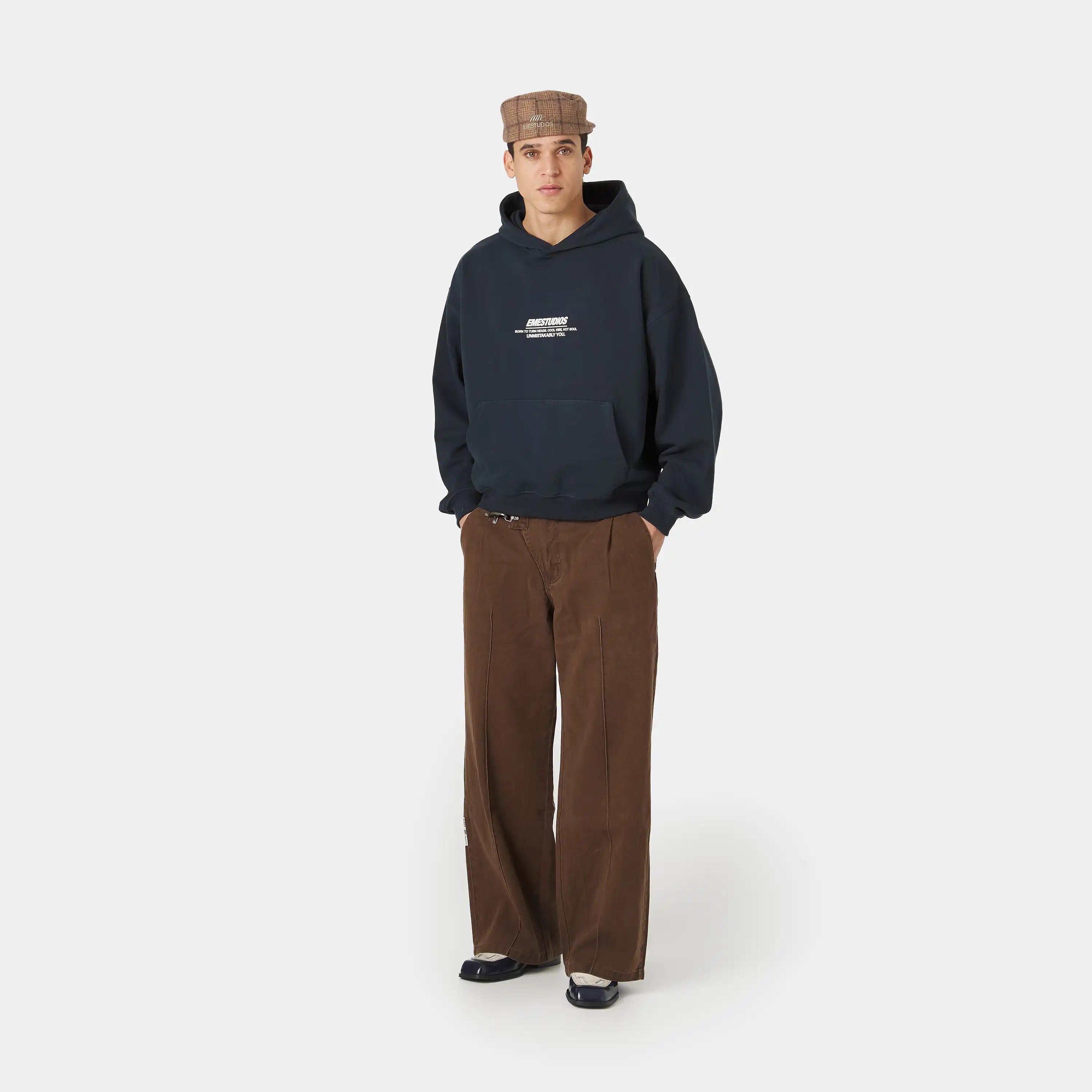 Hot Soul Navy Oversized Hoodie