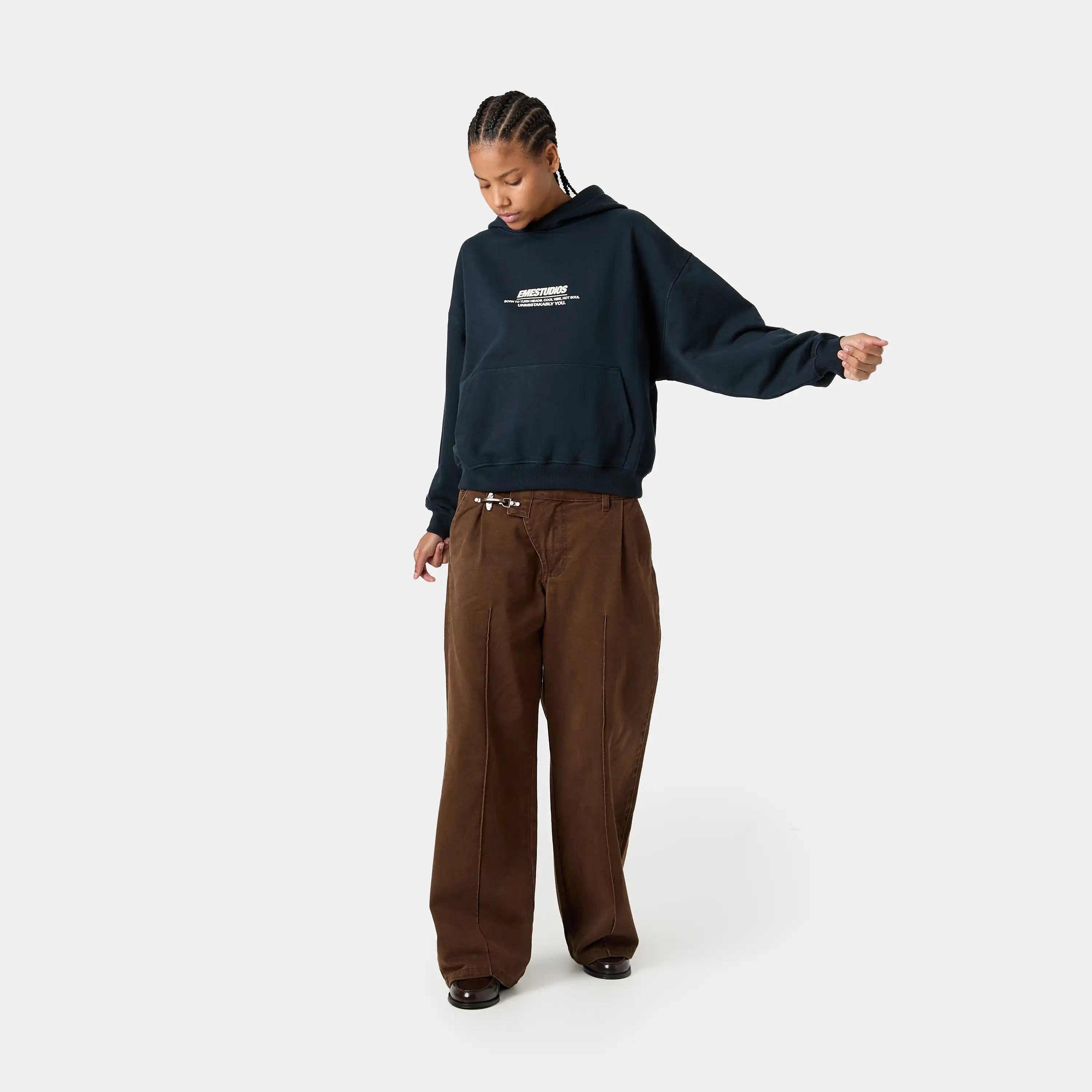 Hot Soul Navy Oversized Hoodie