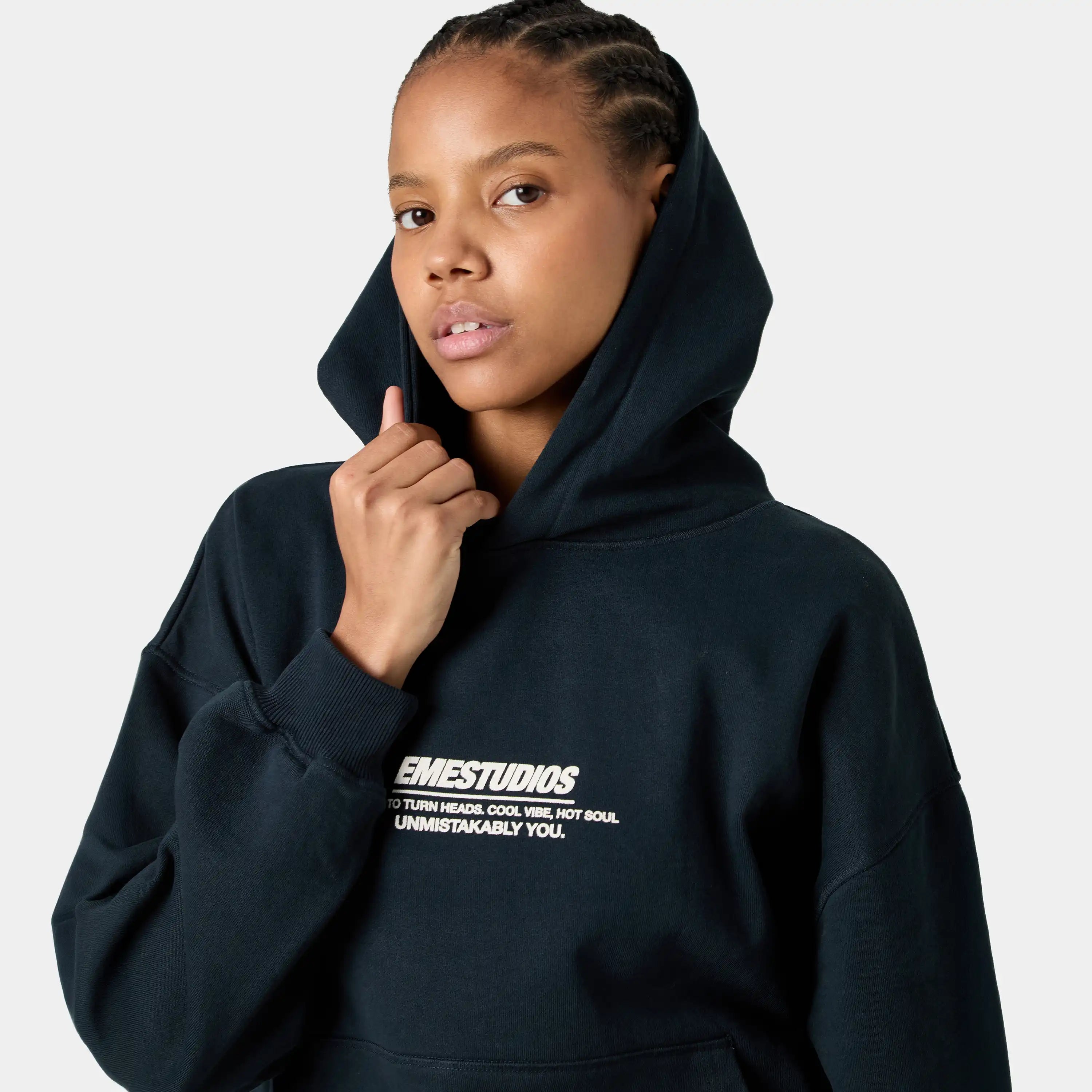 Hot Soul Navy Oversized Hoodie