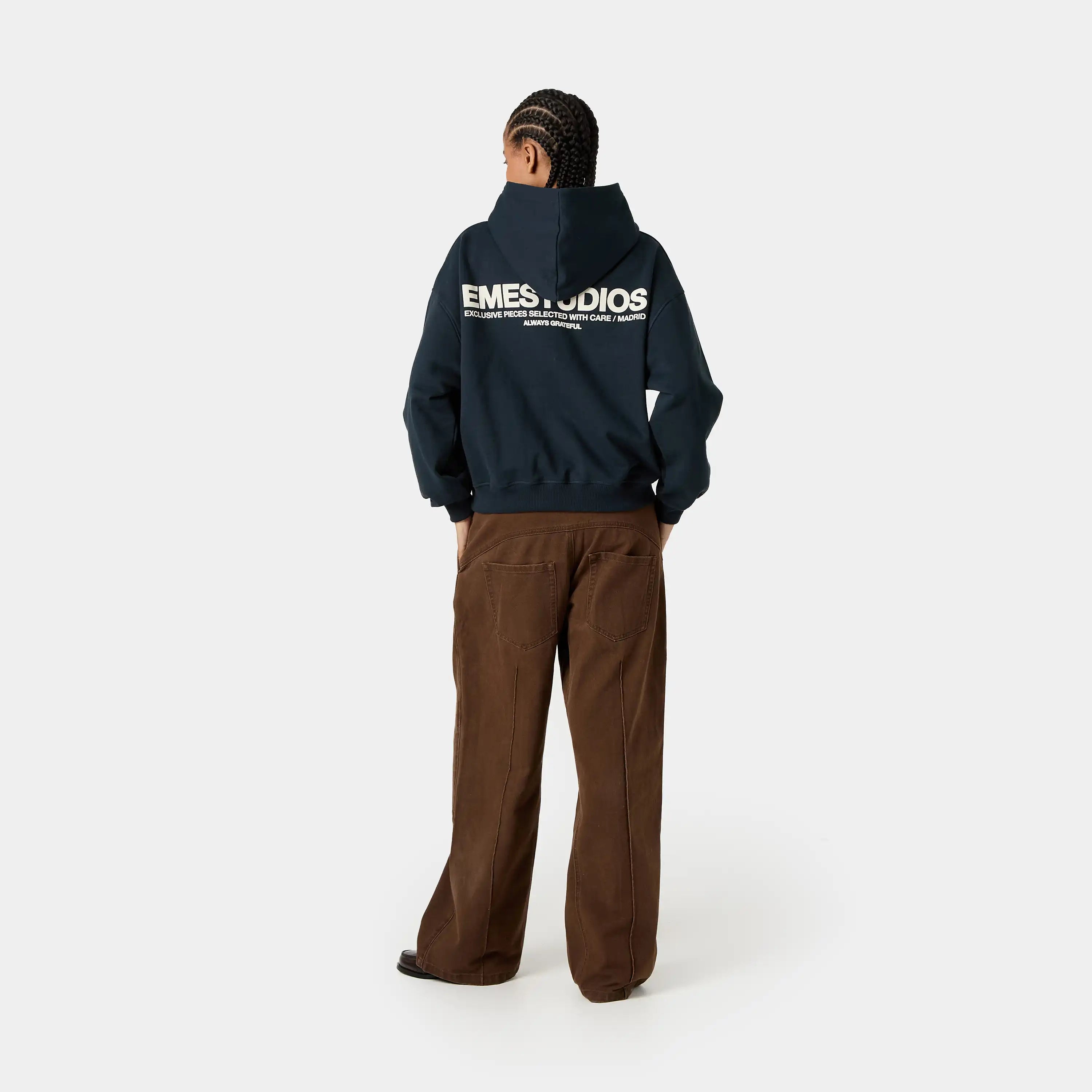 Hot Soul Navy Oversized Hoodie