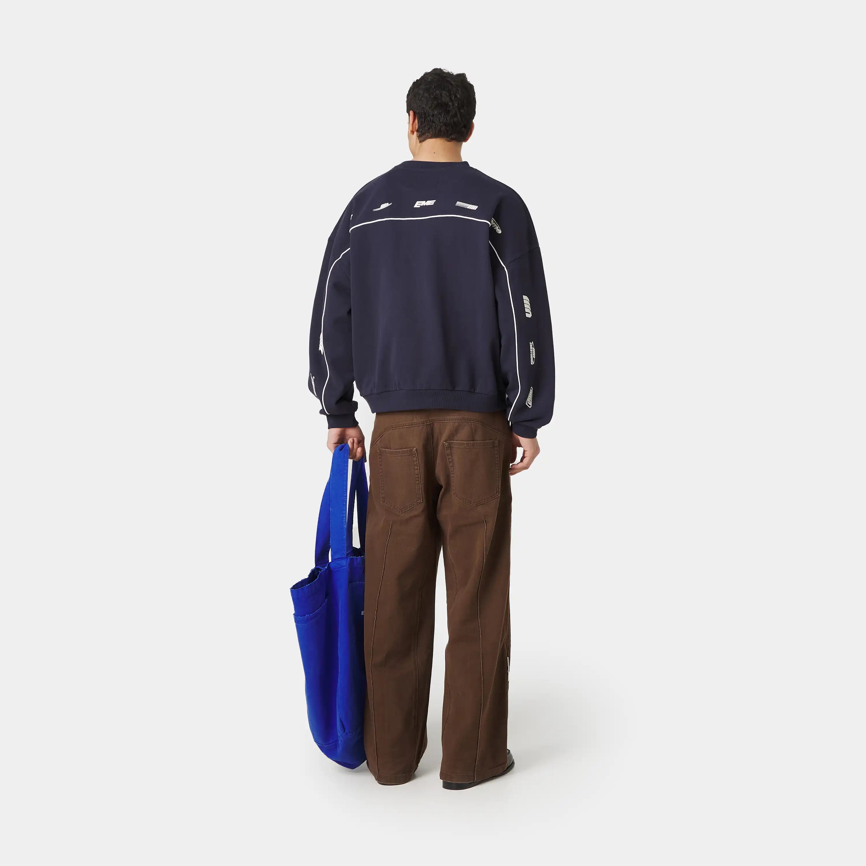 Zenit Navy Oversized Crewneck