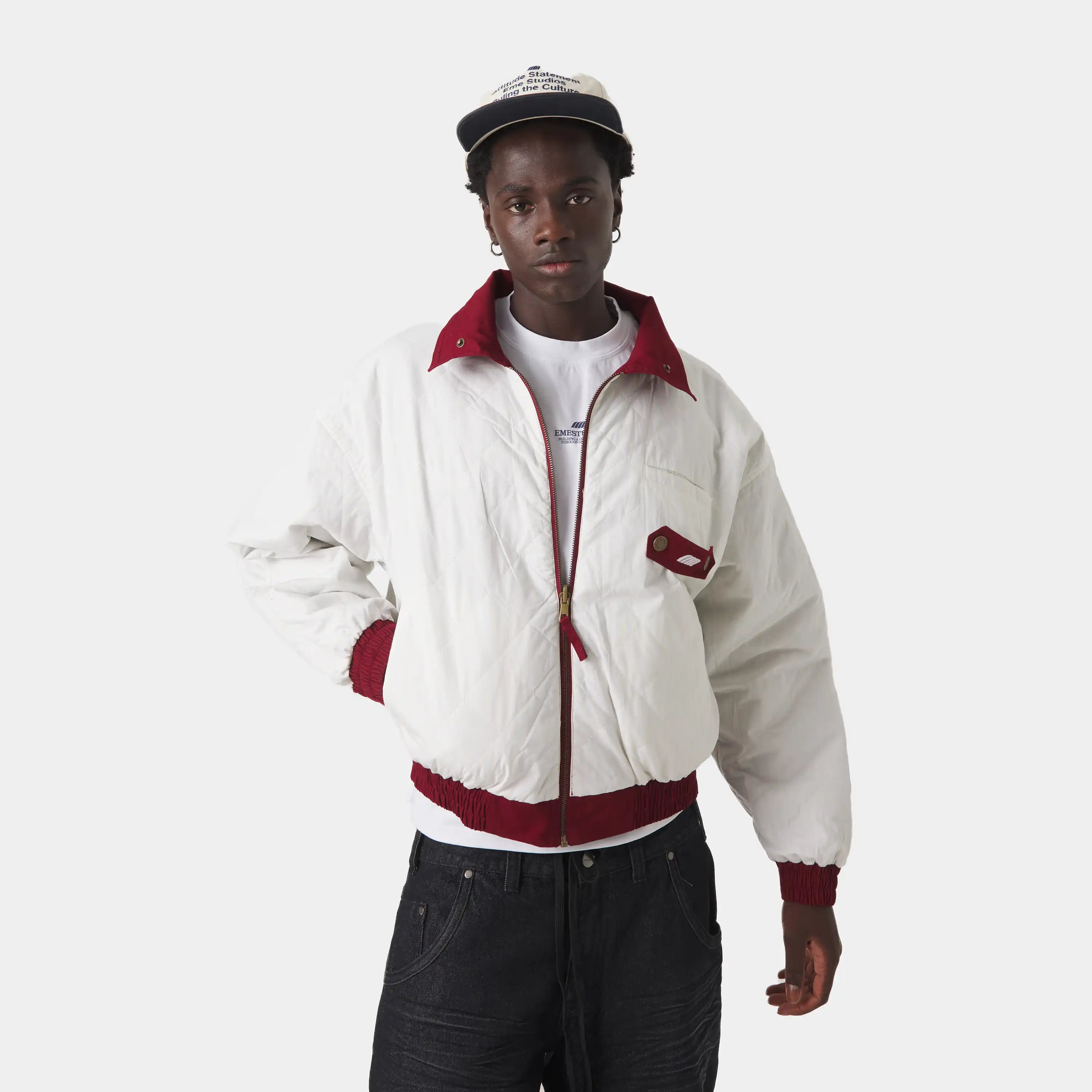 Chulo G Burgundy Reverse Jacket