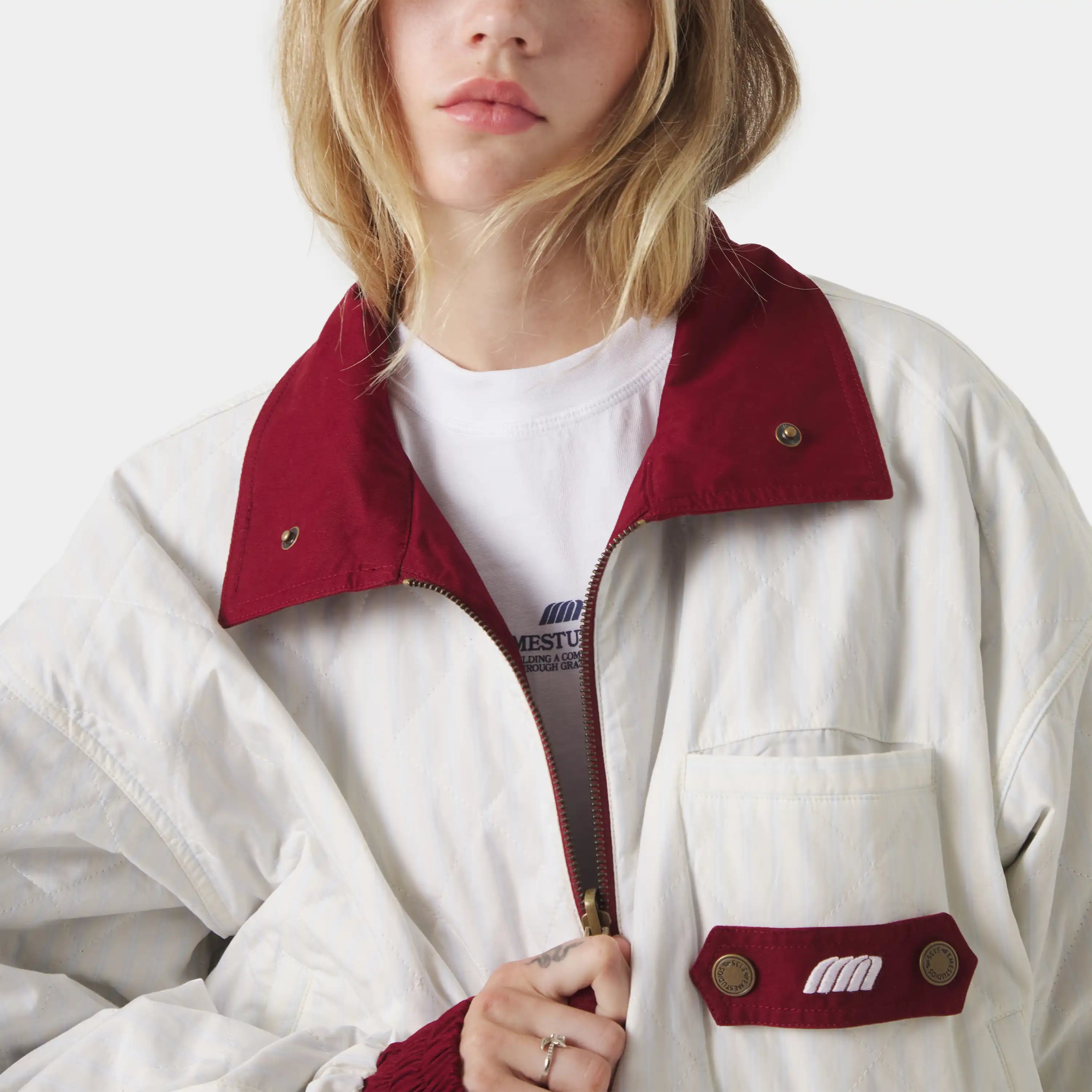 Chulo G Burgundy Reverse Jacket